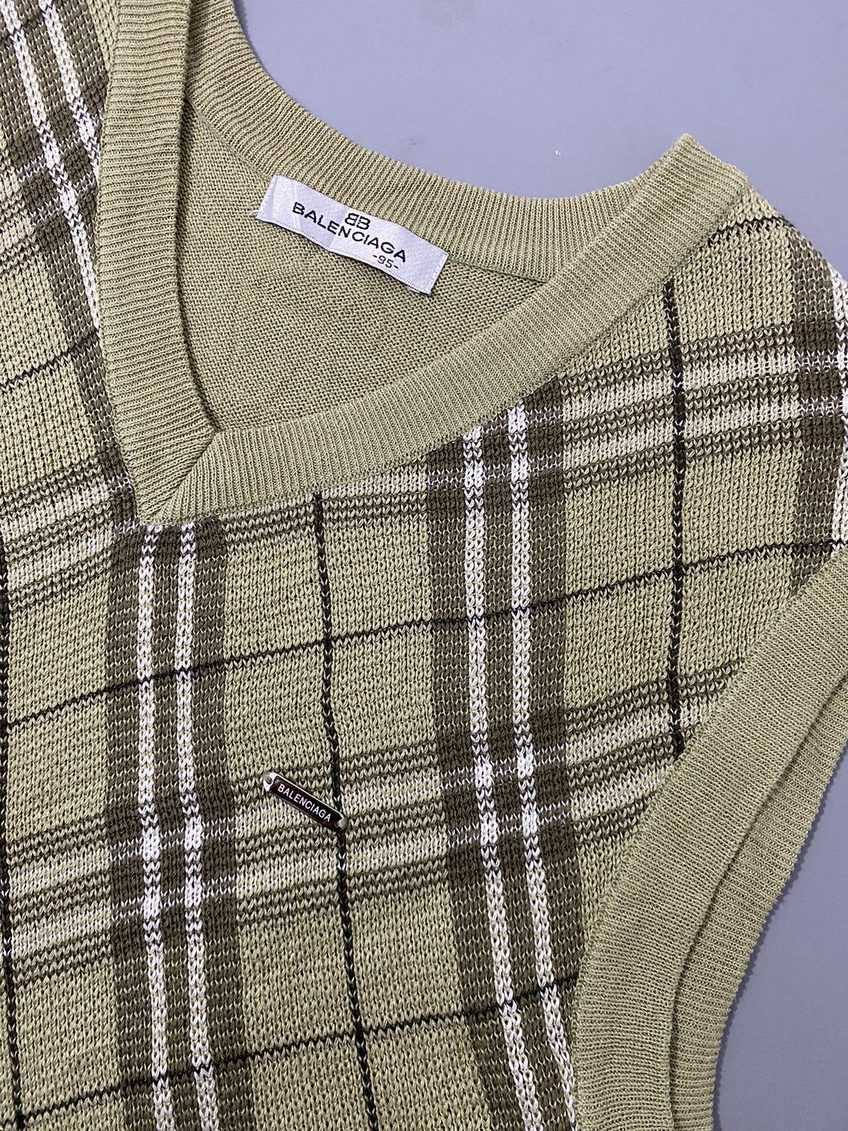 Balenciaga × Vintage 💥Metal💥Balenciaga Vest Size US M / EU 48-50 / 2 - 2 Thumbnail