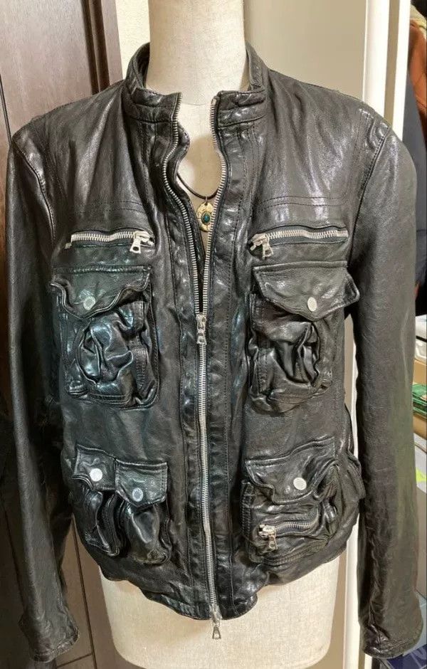 Neil Barrett Neil Barrett XS Leather Biker Jacket Size US XS / EU 42 / 0 - 1 Thumbnail