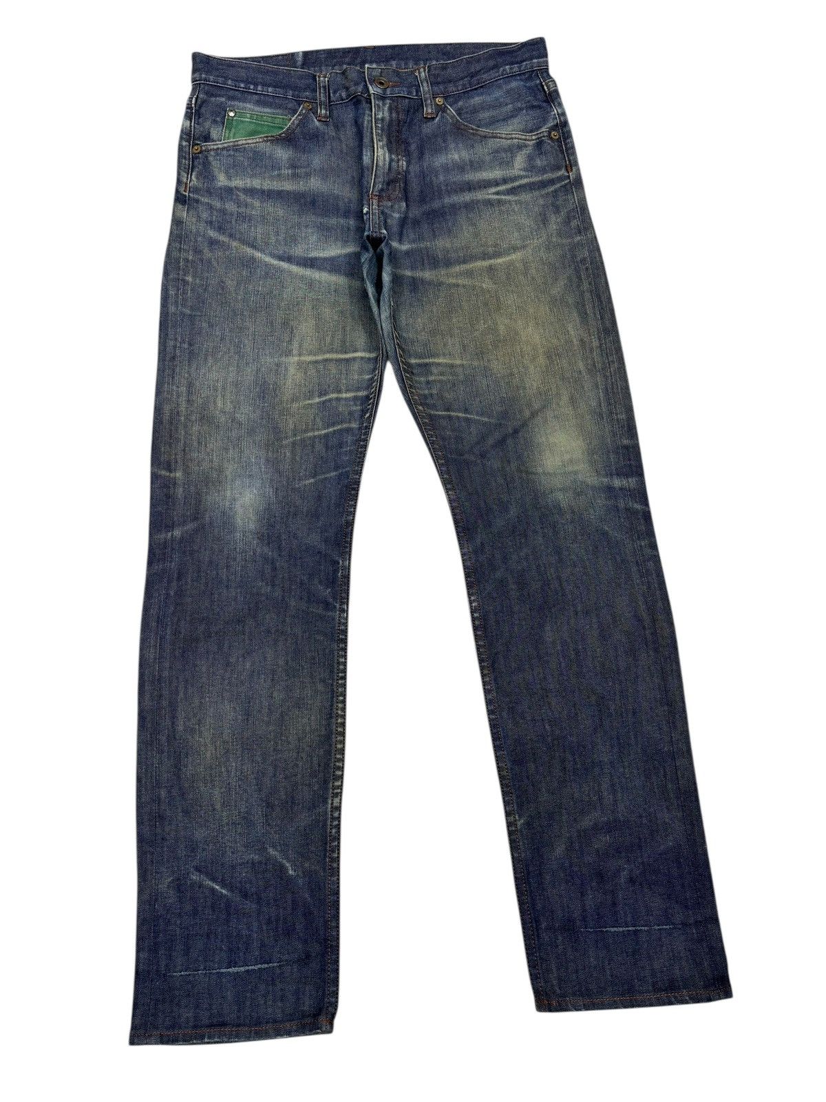 If Six Was Nine Vintage Japanese Brand Boycott Rusty Distress Denim Jeans Size US 34 / EU 50 - 7 Thumbnail