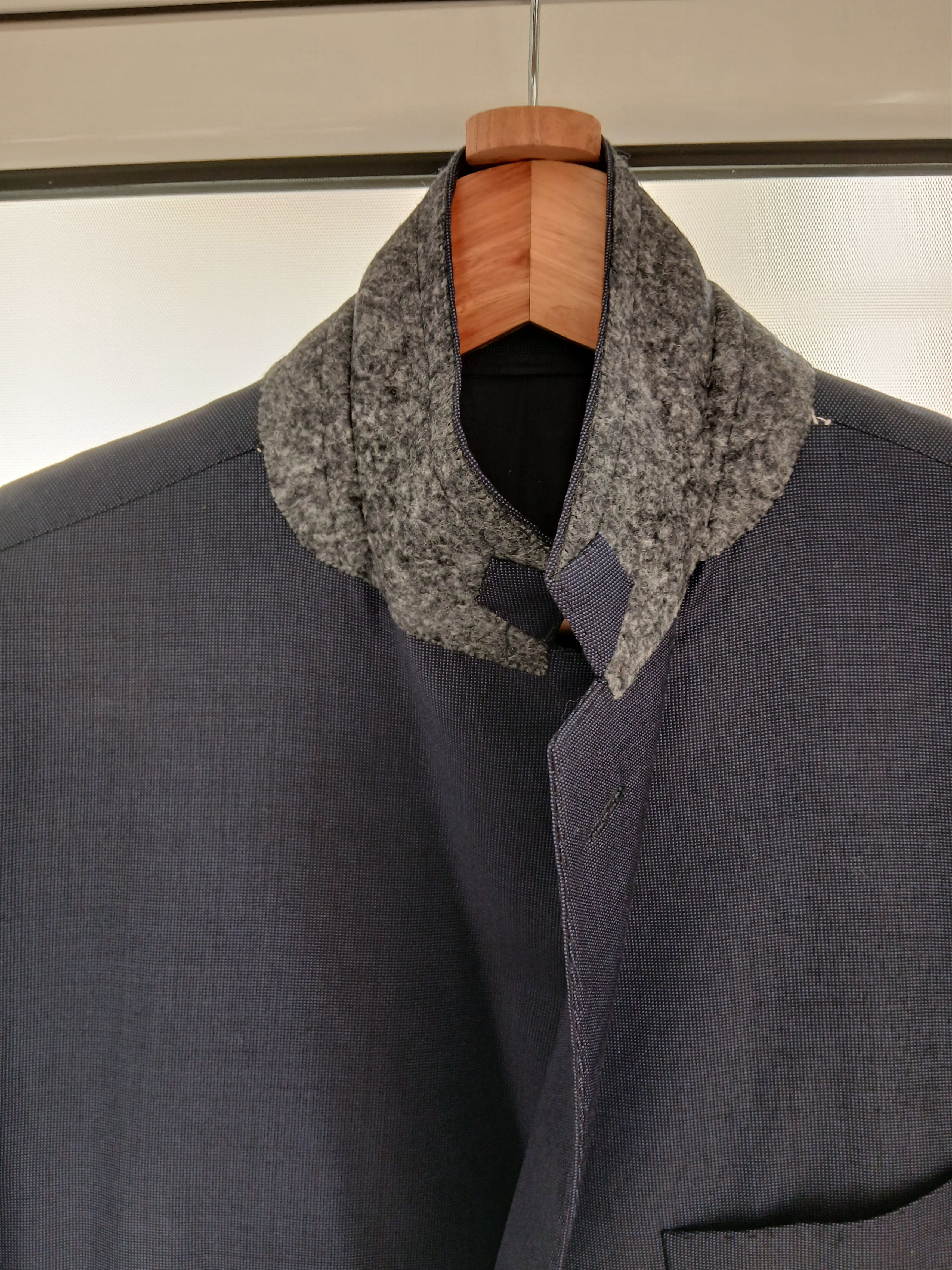 Stile Latino Stile Latino Napoli Blue Wool Silk Linen Blazer – EU 52/54 Size 52L - 8 Thumbnail