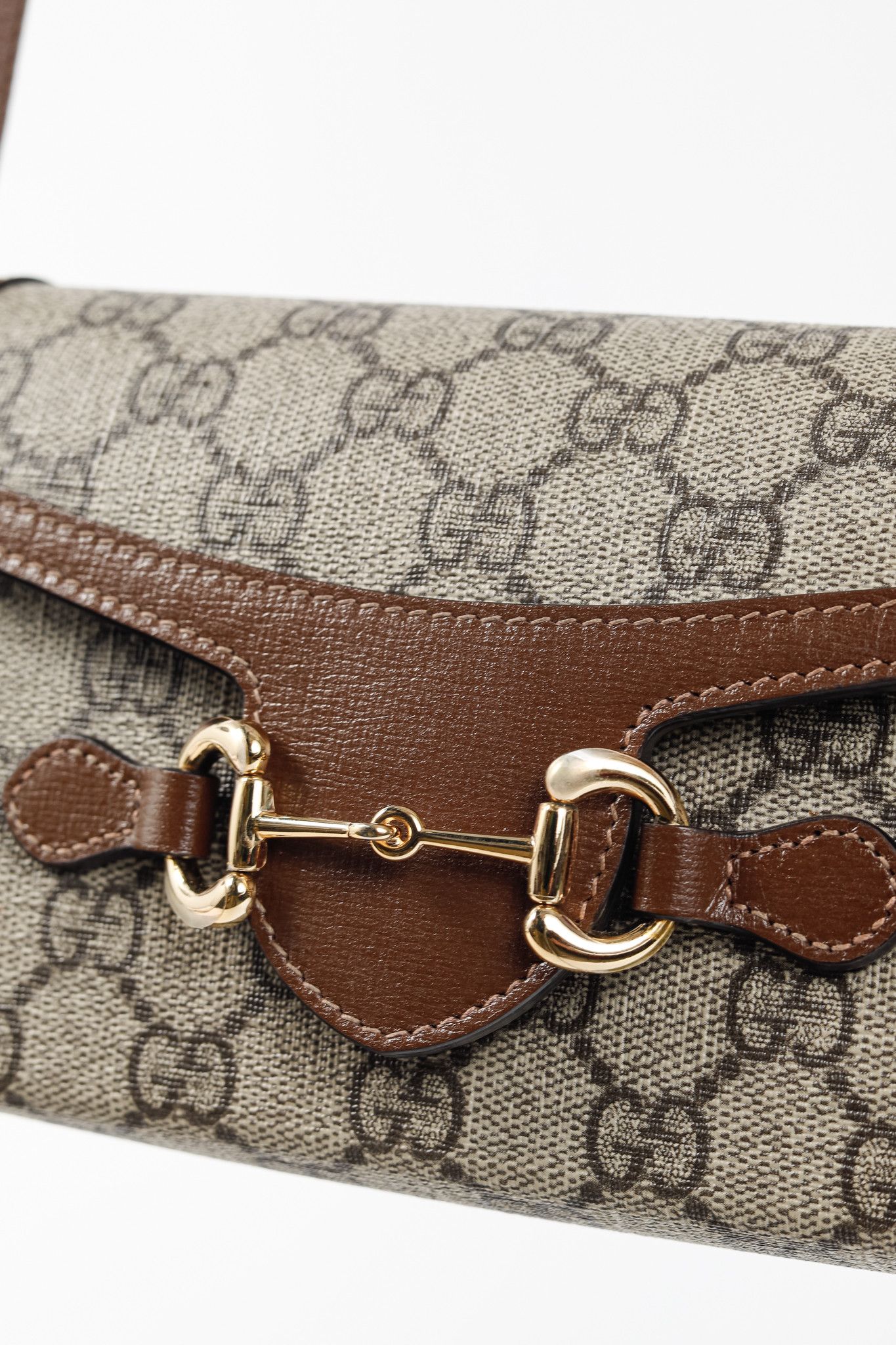 Gucci Gucci "Gucci Horsebit 1955" GG Supreme Mini Bag Size ONE SIZE - 8 Thumbnail