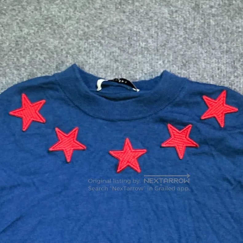 Givenchy Givenchy Pure Wool Star Embroidered Sweater Size US L / EU 52-54 / 3 - 8 Thumbnail