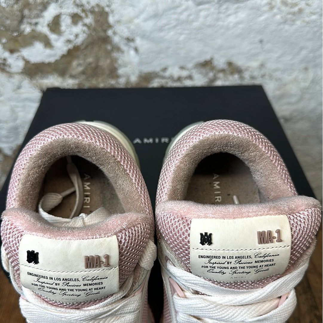 Amiri Amiri MA-1 White Pink Sz 8 (41) Size US 8 / EU 41 - 4 Thumbnail