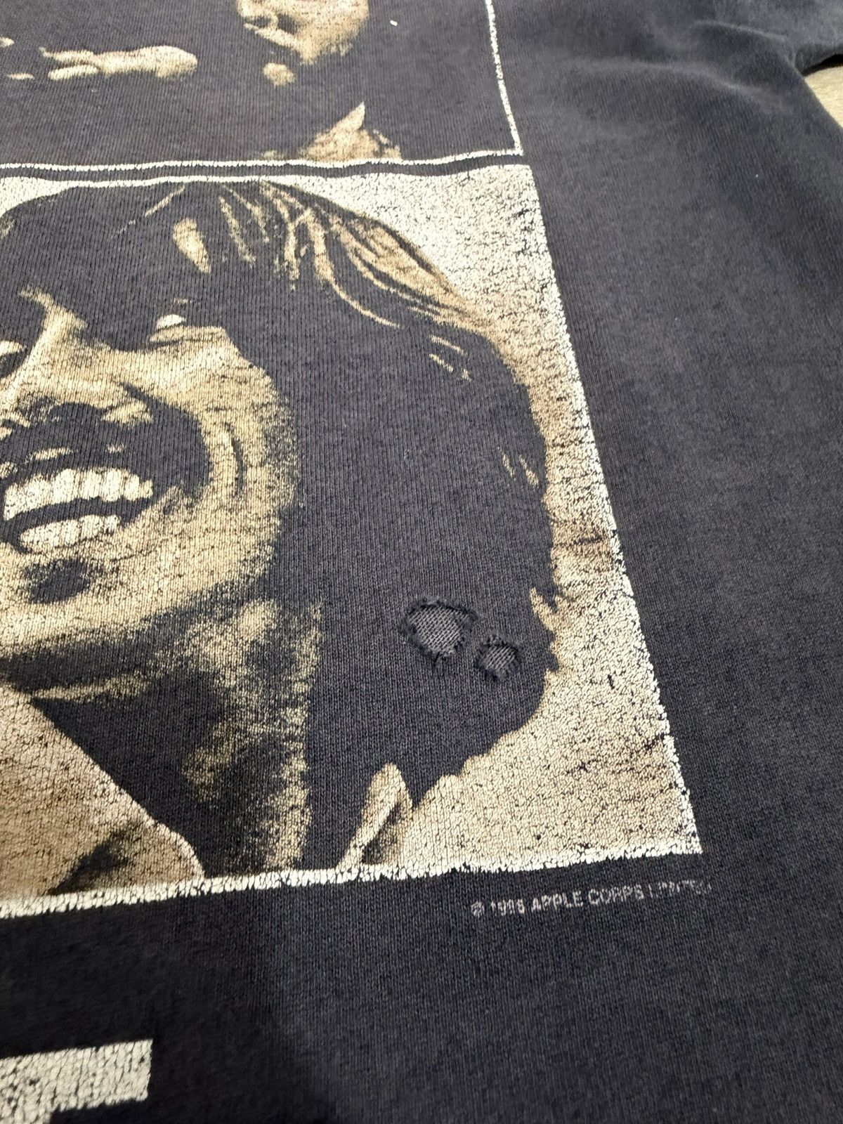 Band Tees THE BEATLES LET IT BE VINTAGE SHIRT 1998 THRASHED Size US M / EU 48-50 / 2 - 8 Thumbnail