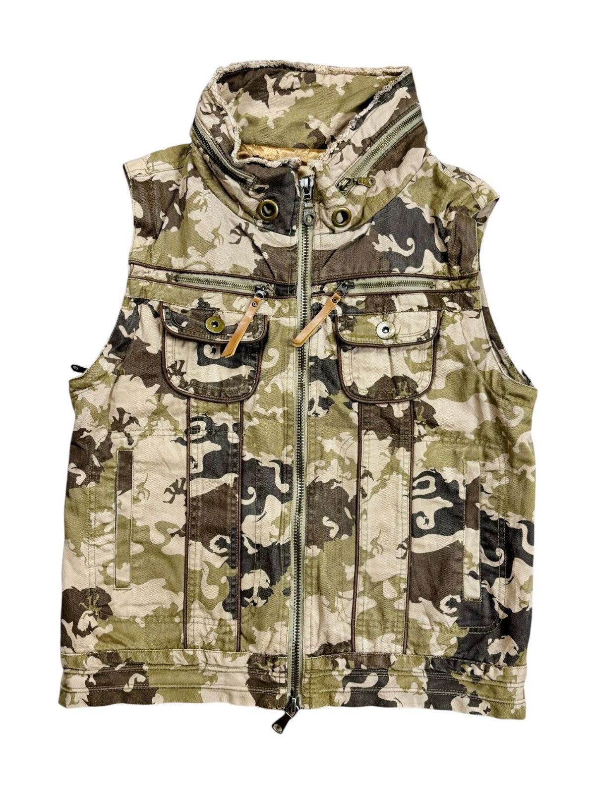 GOA 2000s Fourseason Apocaypse Transformable Tribal Camo Jacket Size US M / EU 48-50 / 2 - 7 Thumbnail