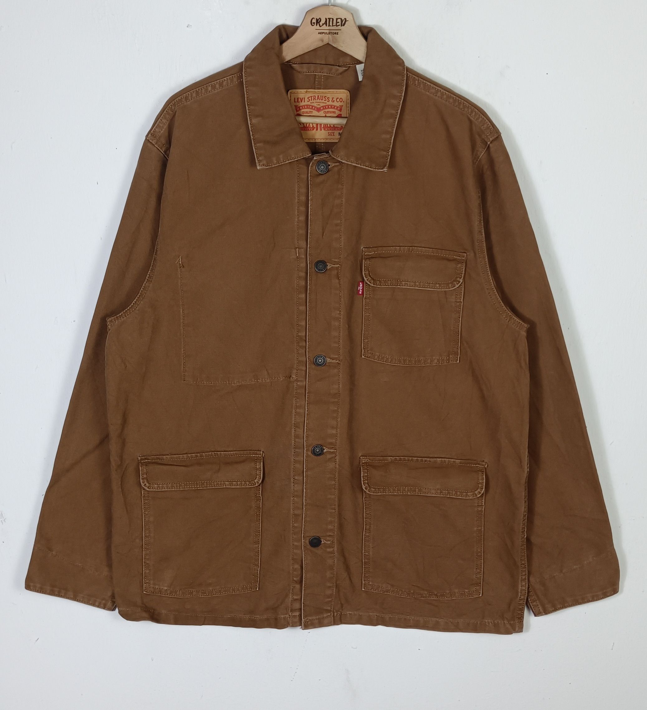 Canvas Trucker Brown Levis Jacket Levi's Men's Regular Fit Sherpa