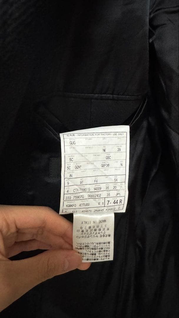 Gucci Gucci Black Tailored Blazer 3-Button Italian Made Size 34S - 4 Thumbnail