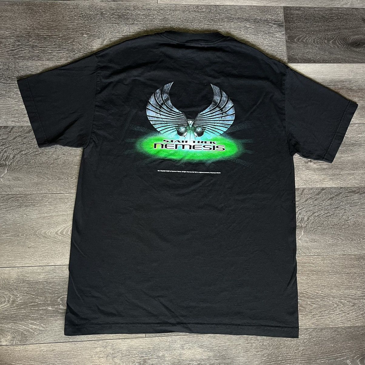 Vintage Vintage 2002 Star Trek Nemesis Movie Promo Graphic Logo Tee Size US L / EU 52-54 / 3 - 4 Thumbnail