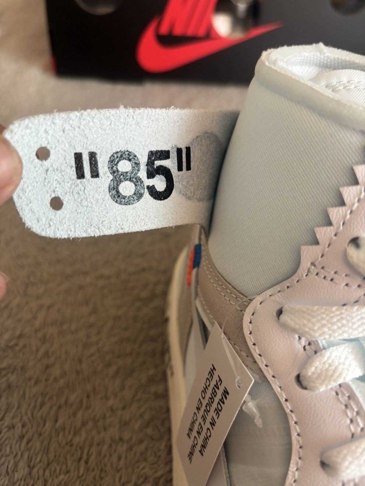 Jordan Brand × Off-White Jordan 1 High OG V.A.A Alaska Archive Size US 9 / EU 42 - 5 Thumbnail