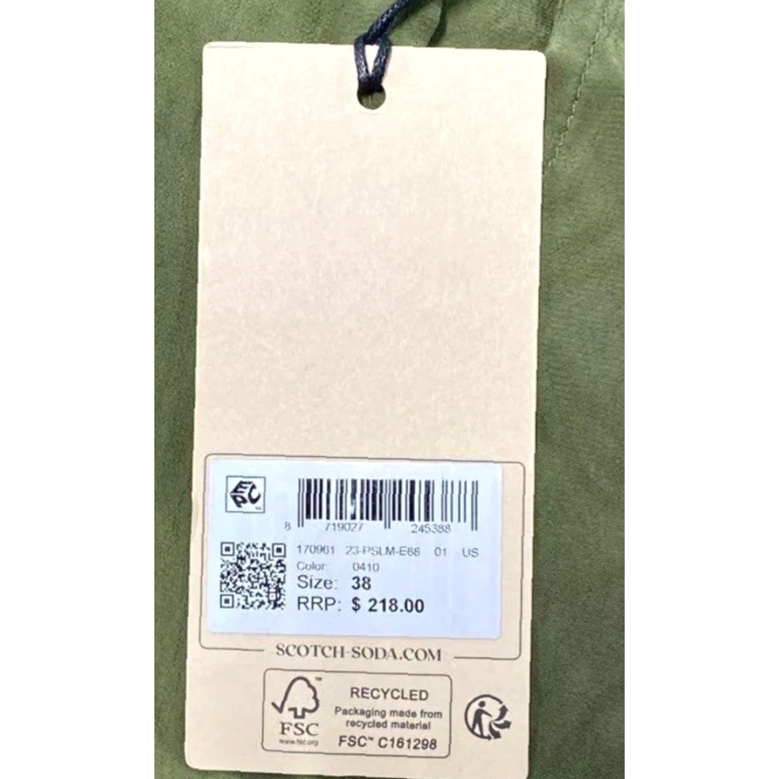 Scotch & Soda NEW NWT Women’s Scotch&Soda Olive Viscose Ruffle Tiered Everyday Dress Size 38 Size XS / US 0-2 / IT 36-38 - 5 Thumbnail