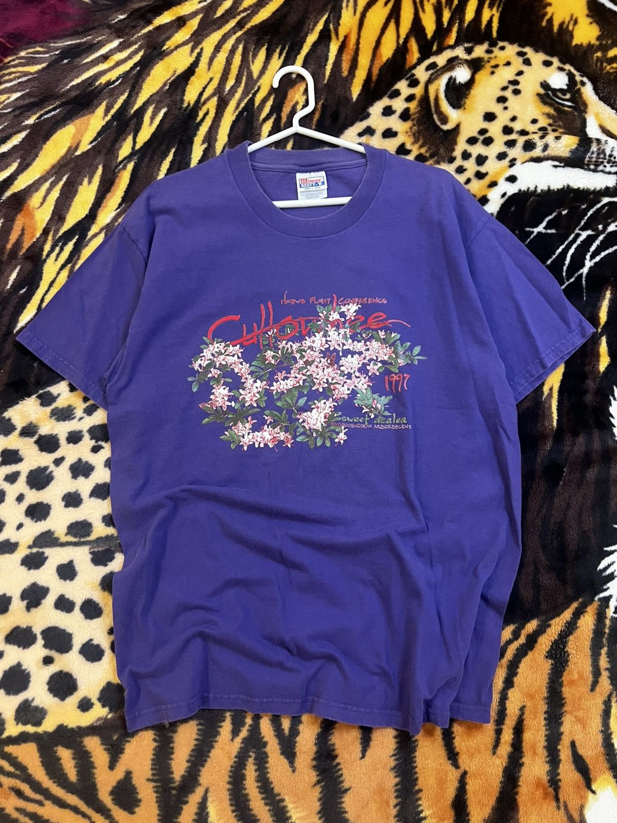 Hanes × Vintage 1997 Native Plant Conference Sweet Azalea Tee Size US L / EU 52-54 / 3 - 1 Thumbnail