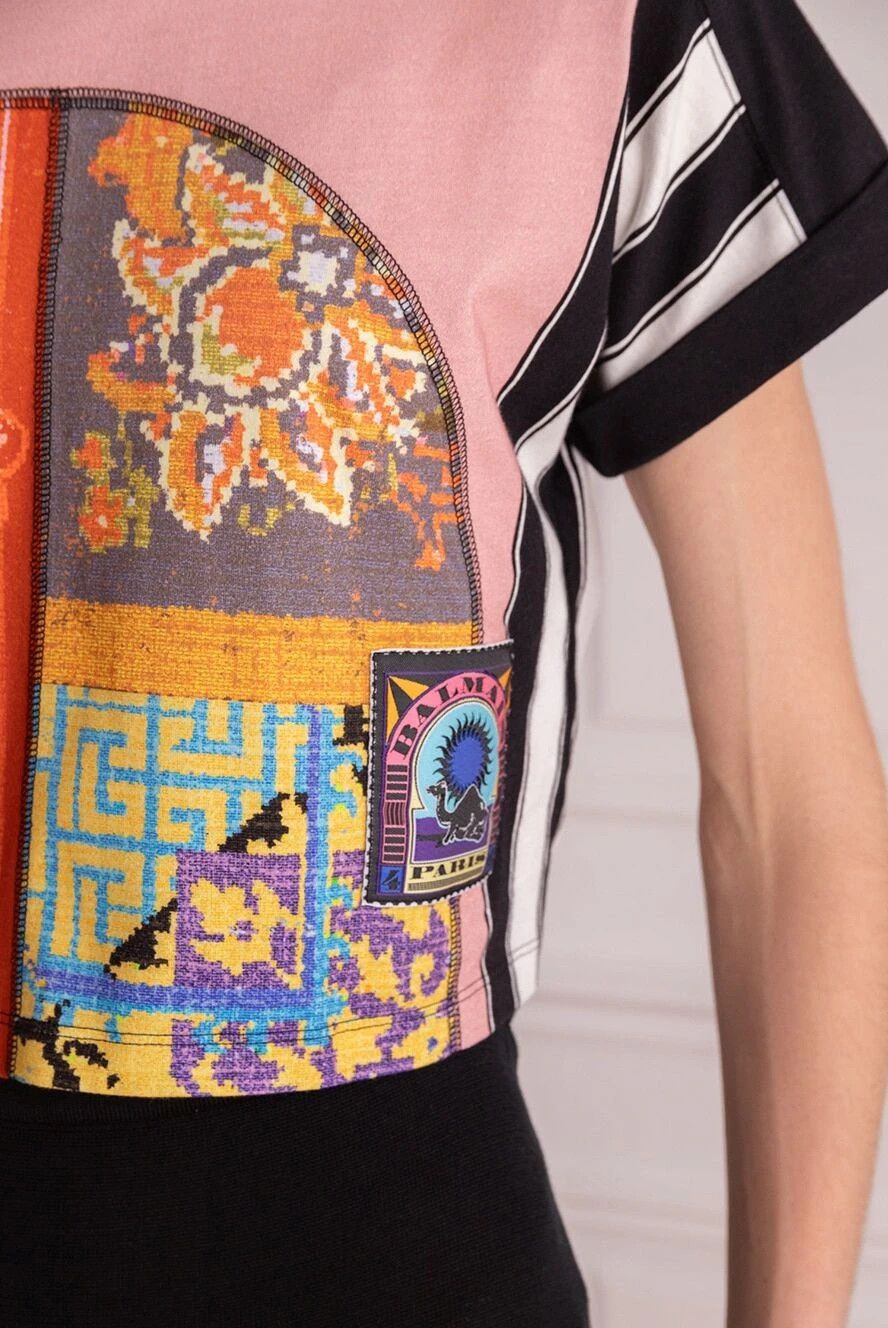 Balmain o1y0625 T-Shirt in Multicolor Size XS / US 0-2 / IT 36-38 - 4 Thumbnail