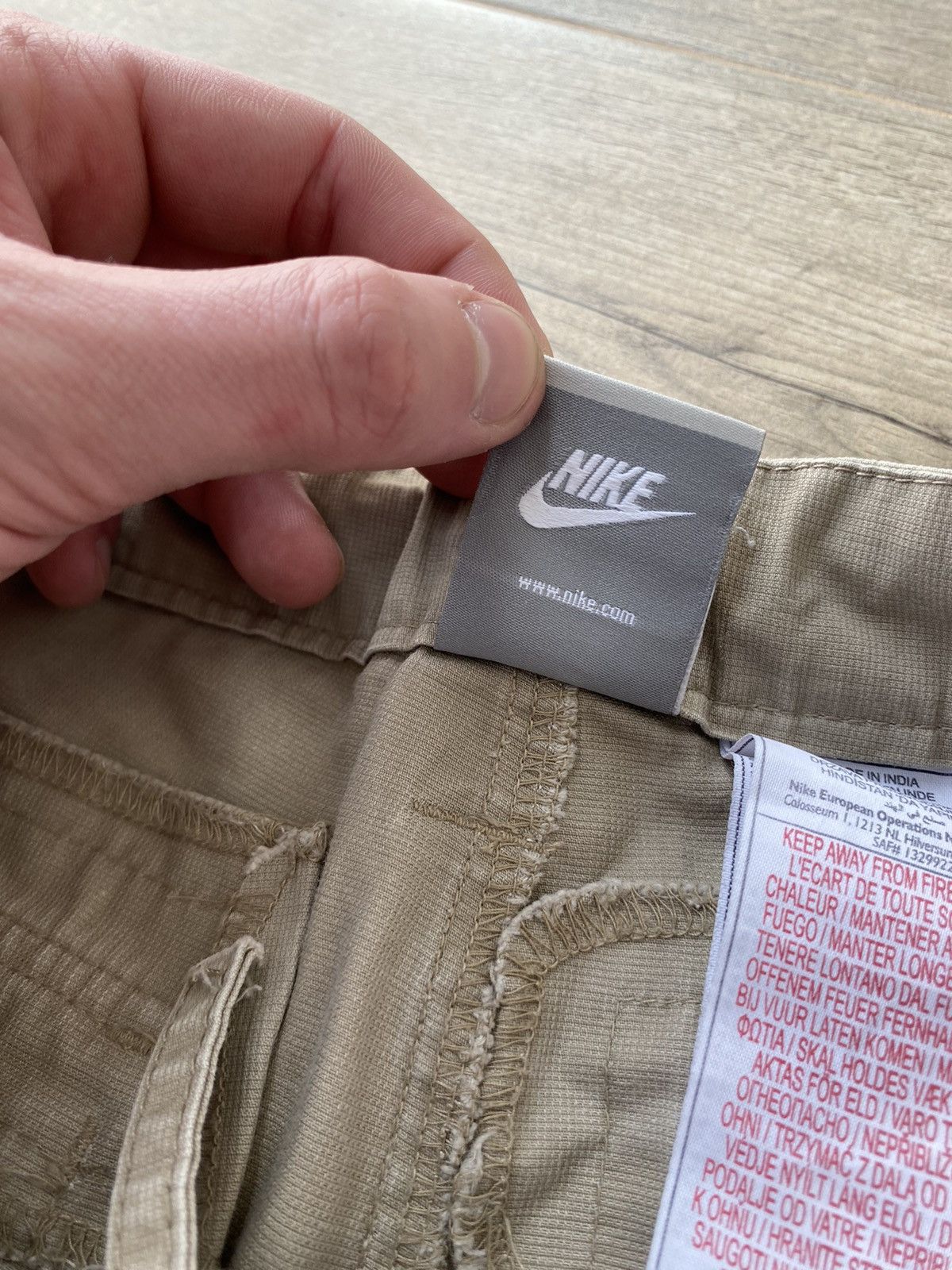Nike × Vintage Nike Vintage Cargo Shorts Size US 32 / EU 48 - 12 Thumbnail