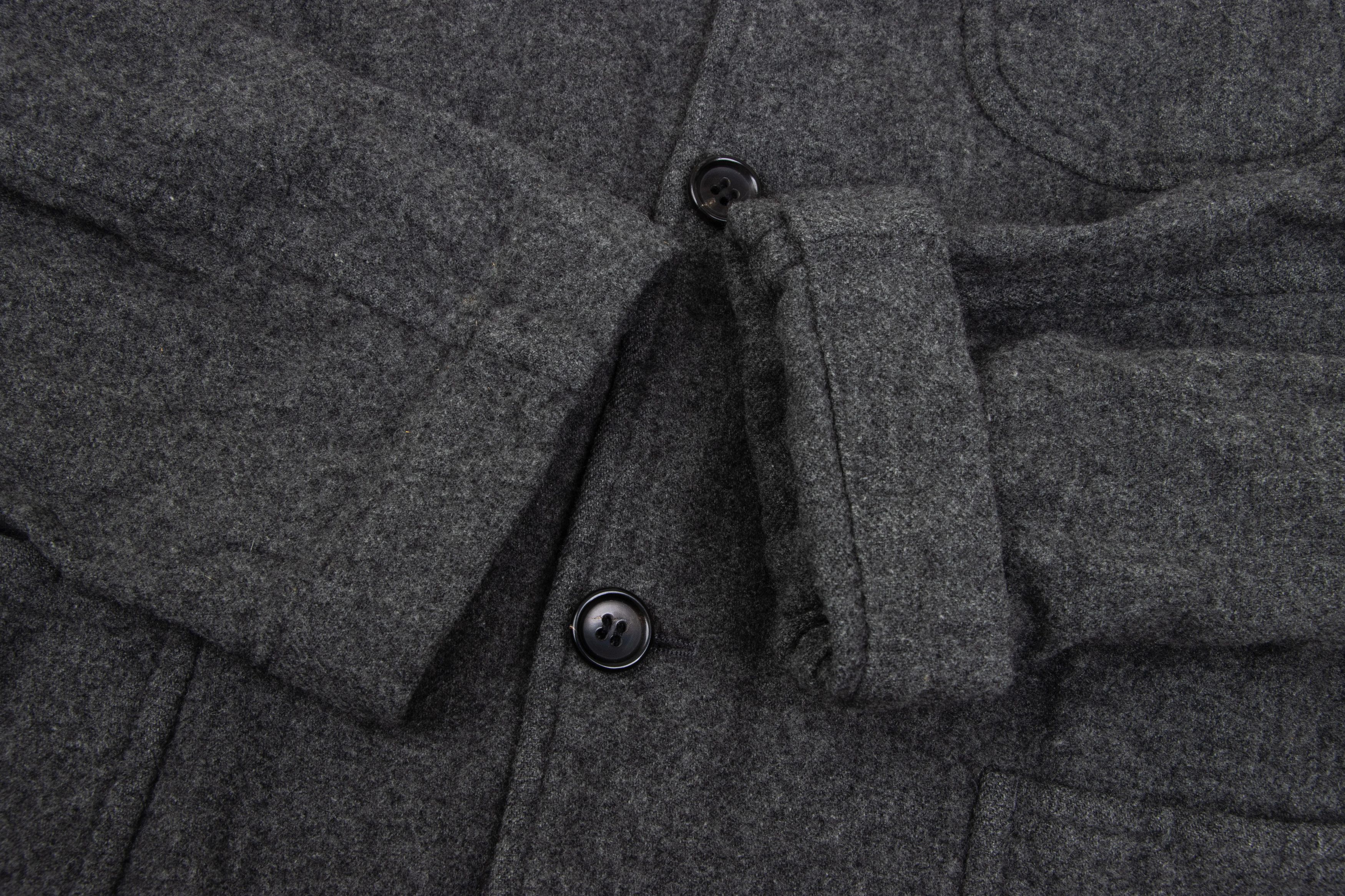 Comme des Garcons Homme Plus Wool-Blend Patch Pocket Jacket in Gray Size S Size US S / EU 44-46 / 1 - 8 Thumbnail