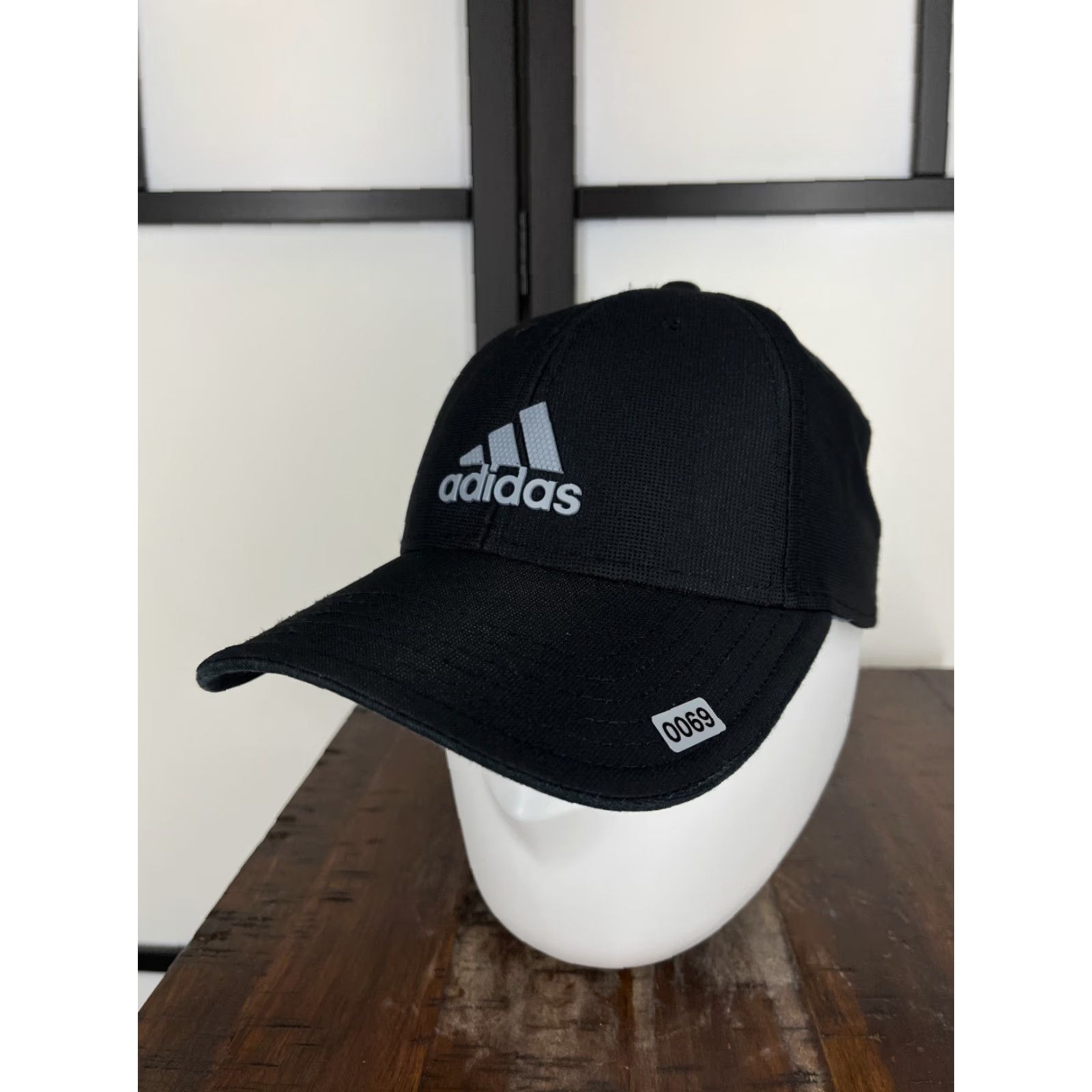 Adidas Adidas Cap Hat Adjustable One Size Black Poly Cotton Blend Climalite Mens Baseball Cap Logo Adjustable Breathable Lightweight Cap Size ONE SIZE - 4 Thumbnail