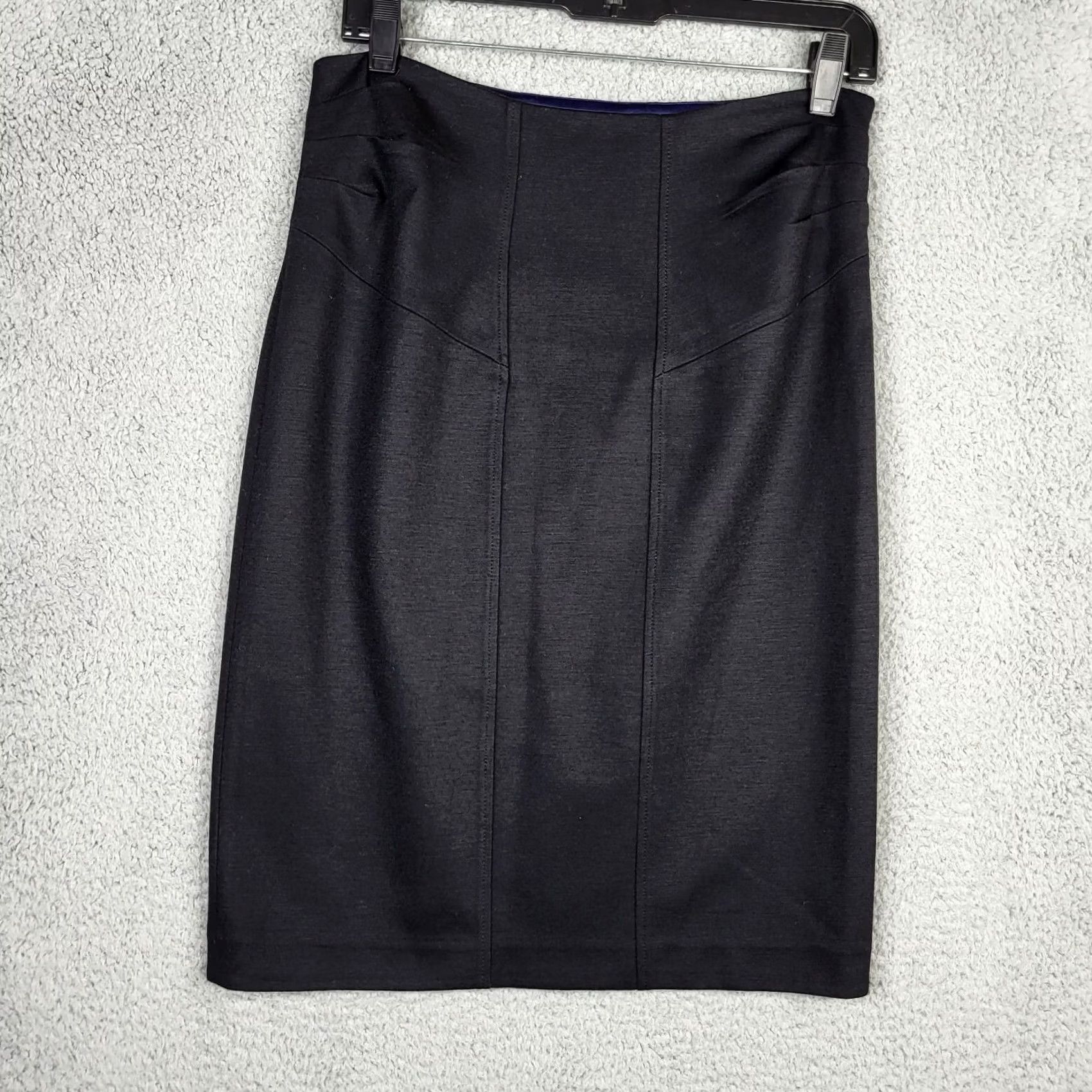 Diane von Furstenberg Diane von Furstenberg Skirt Black Wool Pencil Size 10 Women's Knee Length Vintage No Size 32" / US 10 / IT 46 - 4 Thumbnail