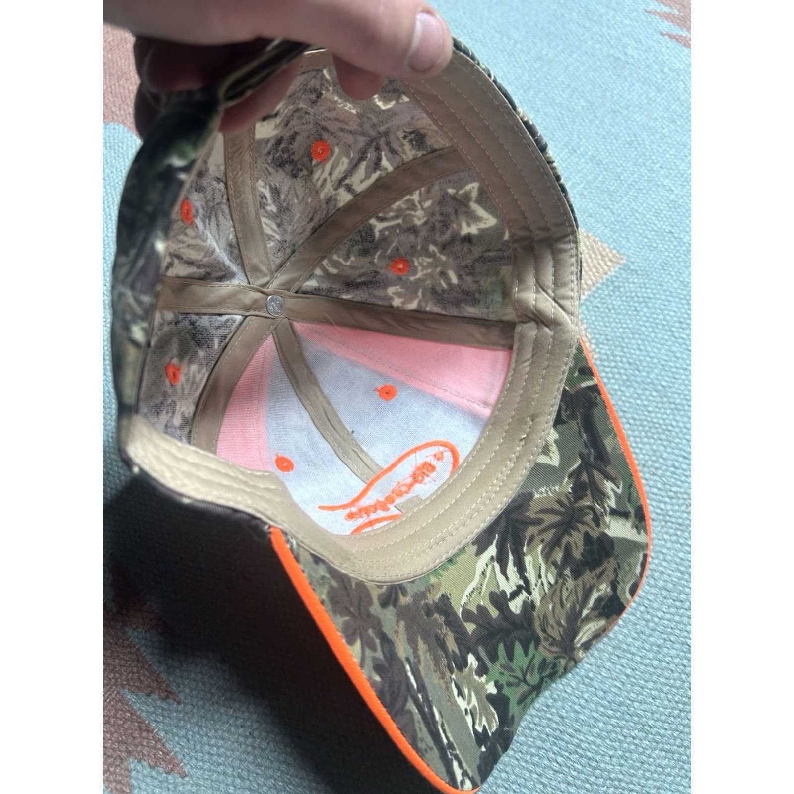 Realtree Realtree Bio Oregon Strapback Hat Camo Cap Hi Vis Orange Fish Feed Adjustable Real Tree Multicolor Men Strapback Hat Size ONE SIZE - 6 Thumbnail