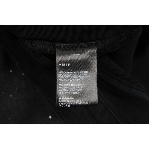 Amiri Amiri Mens Paint Splatter Broken Knee Blowout Size US 36 / EU 52 - 9 Thumbnail