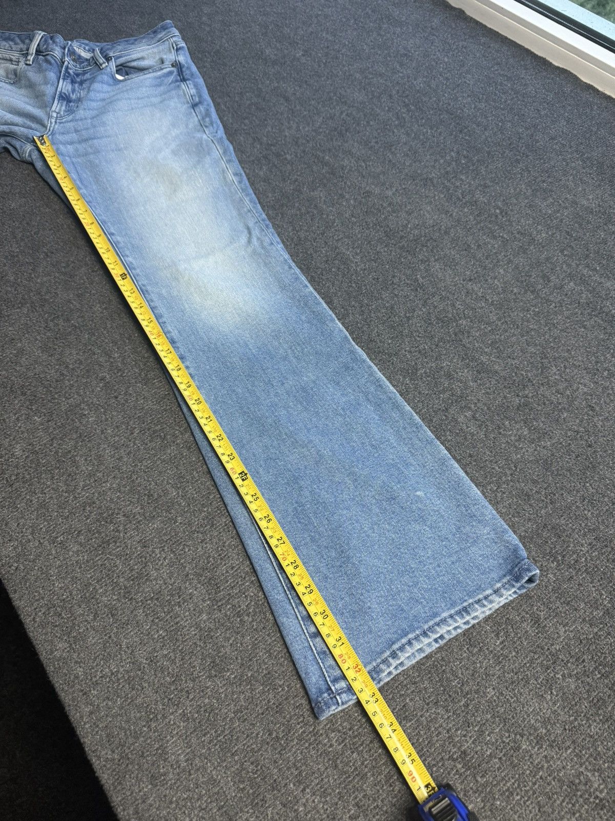 G-Star Vintage 00s G-Star RAW G-Low Bootcut Jeans Y2K Light Wash Size 27" / US 4 / IT 40 - 20 Thumbnail