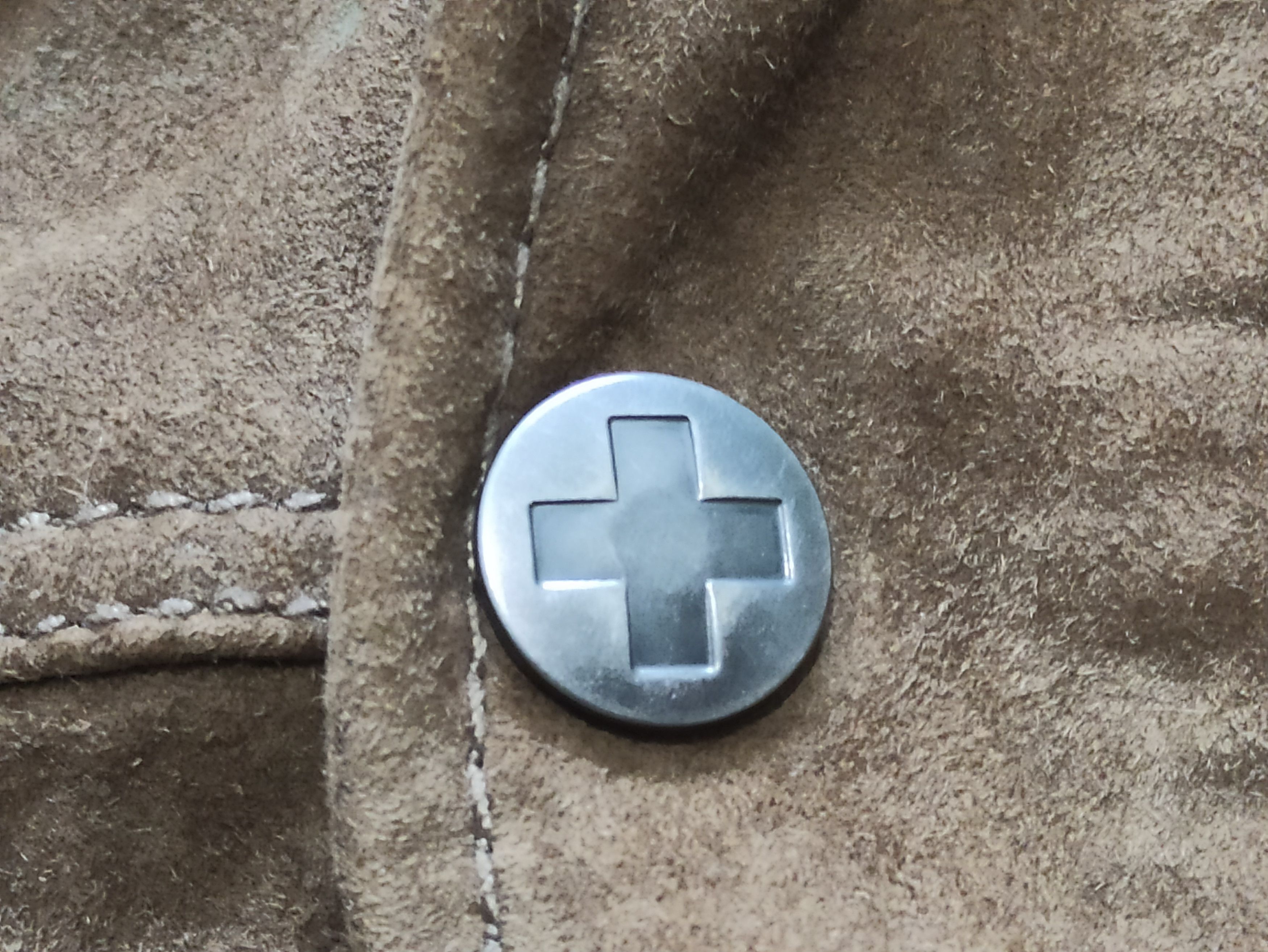 Other Alprausch Switzerland Suede Leather Overshirt Wool Lined L Size US L / EU 52-54 / 3 - 4 Thumbnail