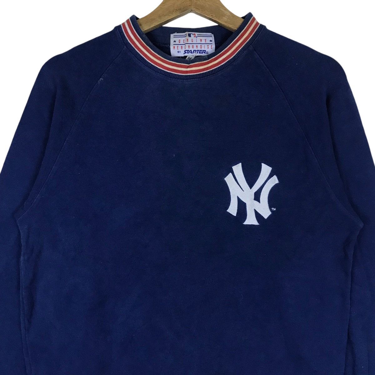 Starter Vintage New Yankees Genuine Merchandise by Starter Pullover Size US M / EU 48-50 / 2 - 2 Thumbnail
