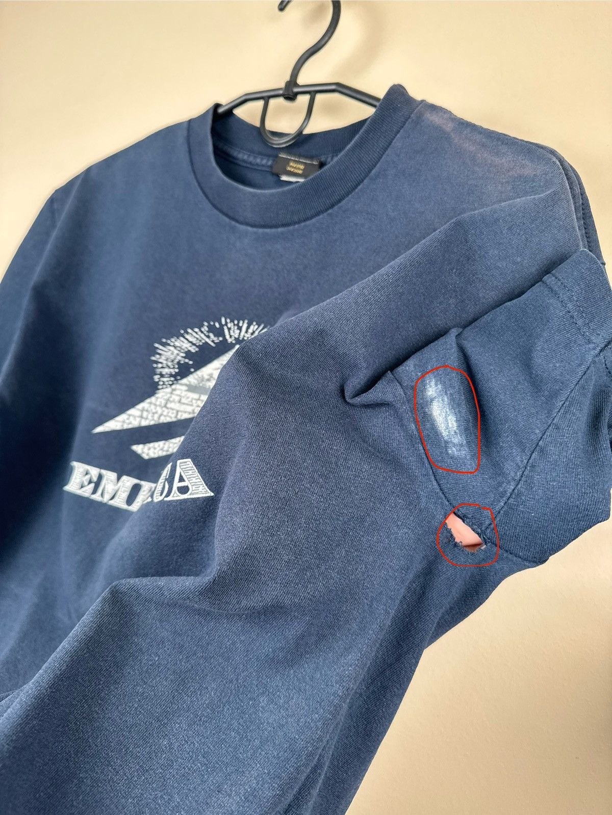 Emerica Vintage Emerica T shirt Skateboarding Mason Pyramide M Blue Size US M / EU 48-50 / 2 - 20 Thumbnail