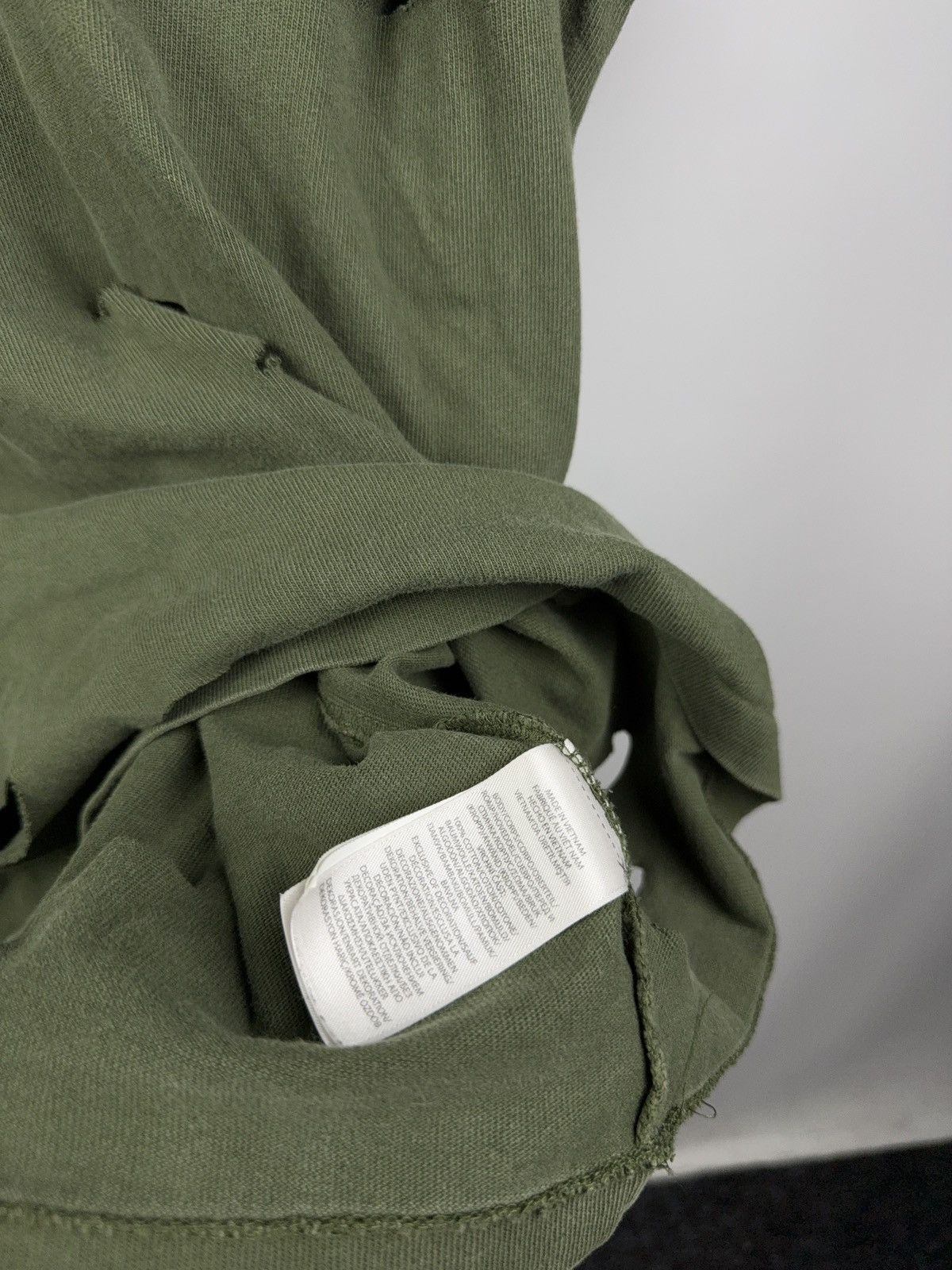 Polo Ralph Lauren 00s Vintage Polo Ralph Lauren Distressed Grunge Army Y2K Tee Size US L / EU 52-54 / 3 - 6 Thumbnail