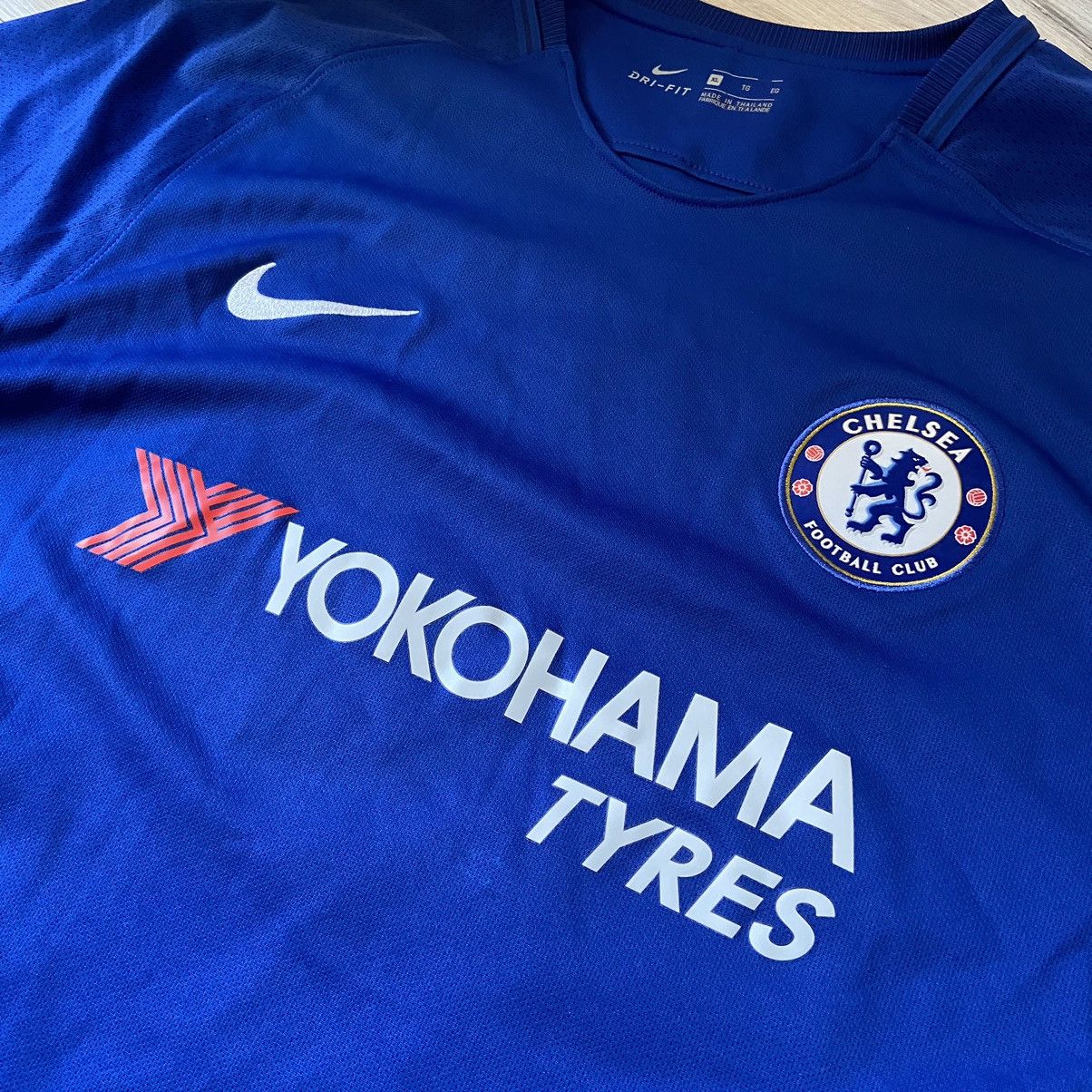 Chelsea Soccer × Nike 📌 Nike Chelsea 2017 Soccer Y2K Blockecore Jersey Size US XL / EU 56 / 4 - 5 Thumbnail