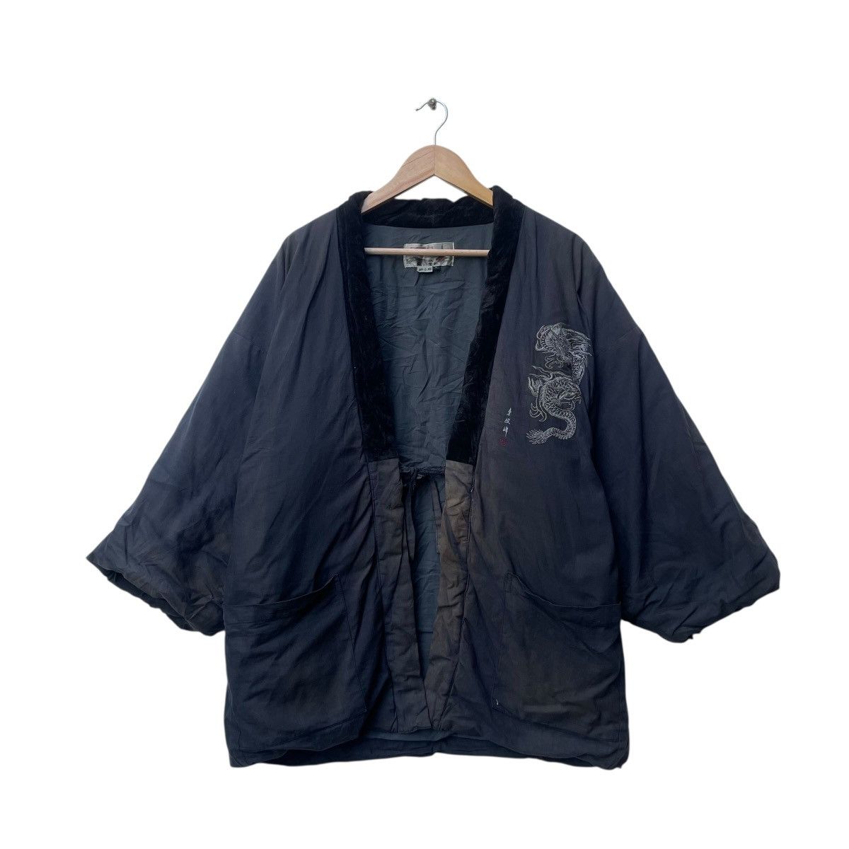 Japanese Brand 💥Vtg Japanese Traditional Kimono Dragon Embroidered Kimono Size US M / EU 48-50 / 2 - 1 Thumbnail