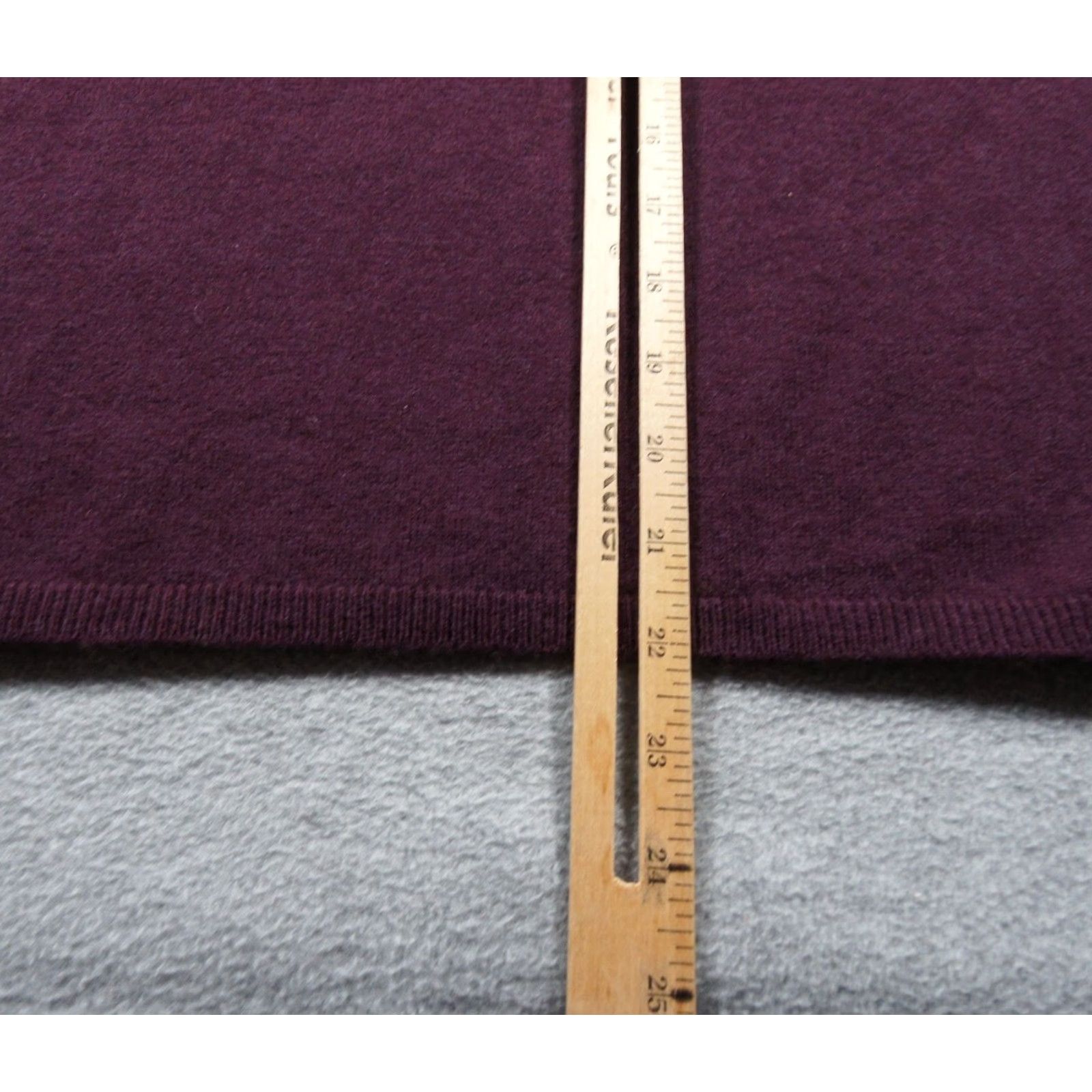 Rubinacci Amina Rubinacci Sweater Womens L Burgundy Short Sleeve Wool Cashmere Italy Shirt Pullover Knit Crew Neck Casual Womens Size L / US 10 / IT 46 - 7 Thumbnail