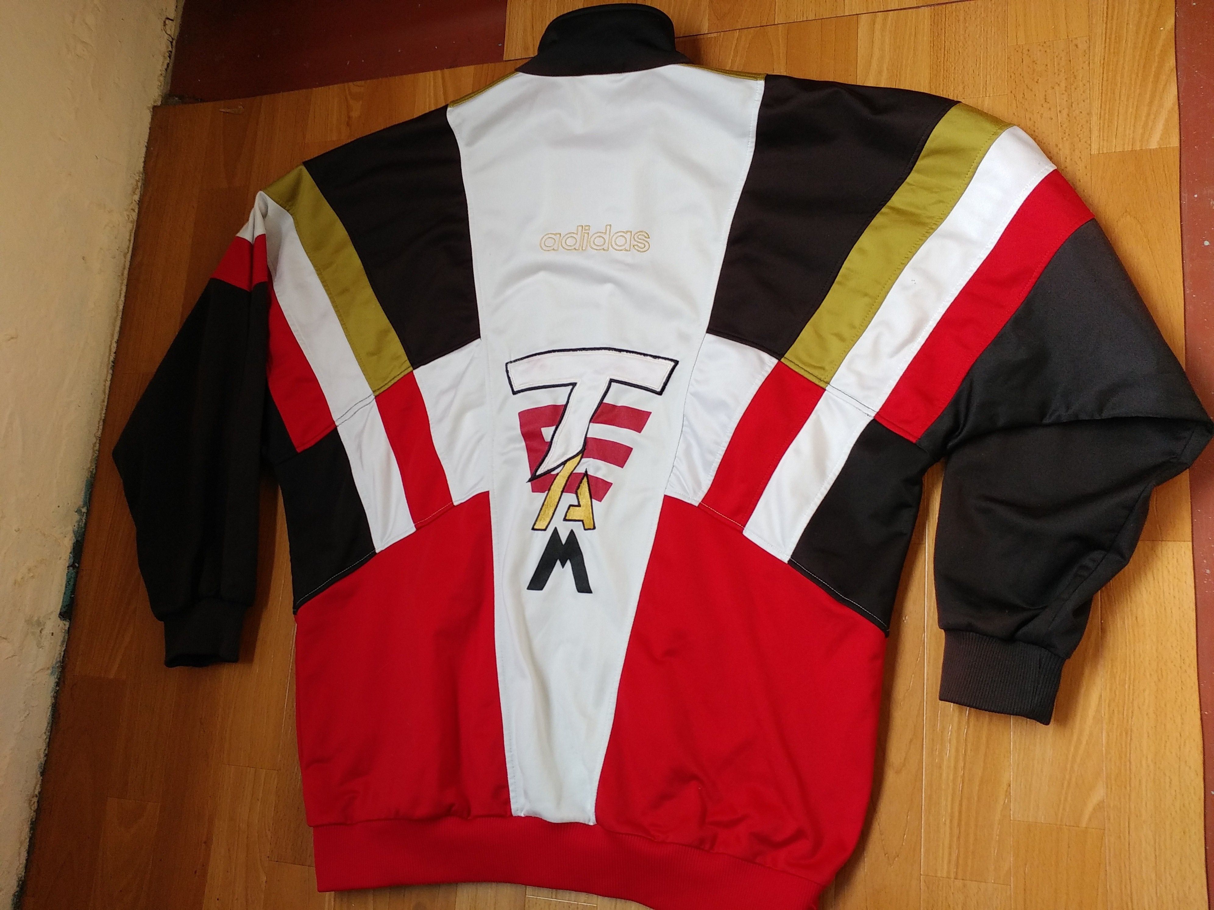 Adidas × Vintage ADIDAS jacket, vintage Adidas Team 90s hip hop 1990s size L Size US L / EU 52-54 / 3 - 4 Thumbnail