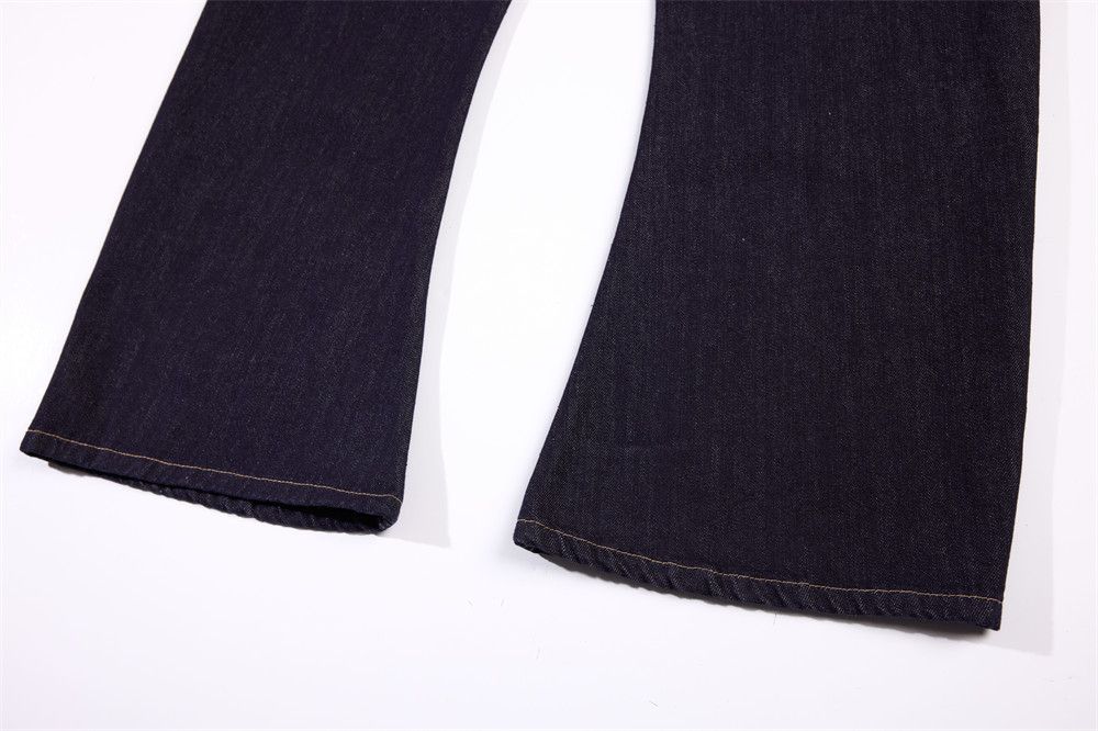 Jean Men's hippie loose wide-leg straight pocket cross jeans Size US 32 / EU 48 - 6 Thumbnail