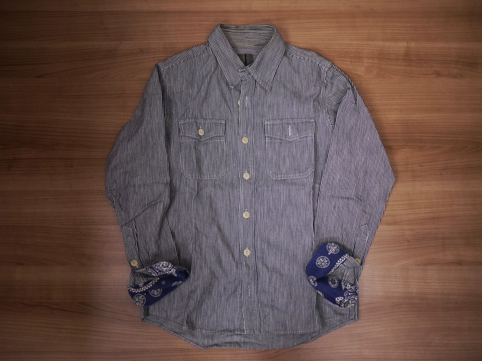 Visvim VISVIM ICT White 1 Black Elk Flannel (No Tags/Pockets) Size US S / EU 44-46 / 1 - 1 Thumbnail