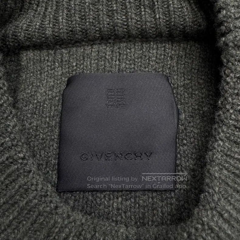 Givenchy Givenchy Back Zip Woolen Sweater Size US XS / EU 42 / 0 - 3 Thumbnail