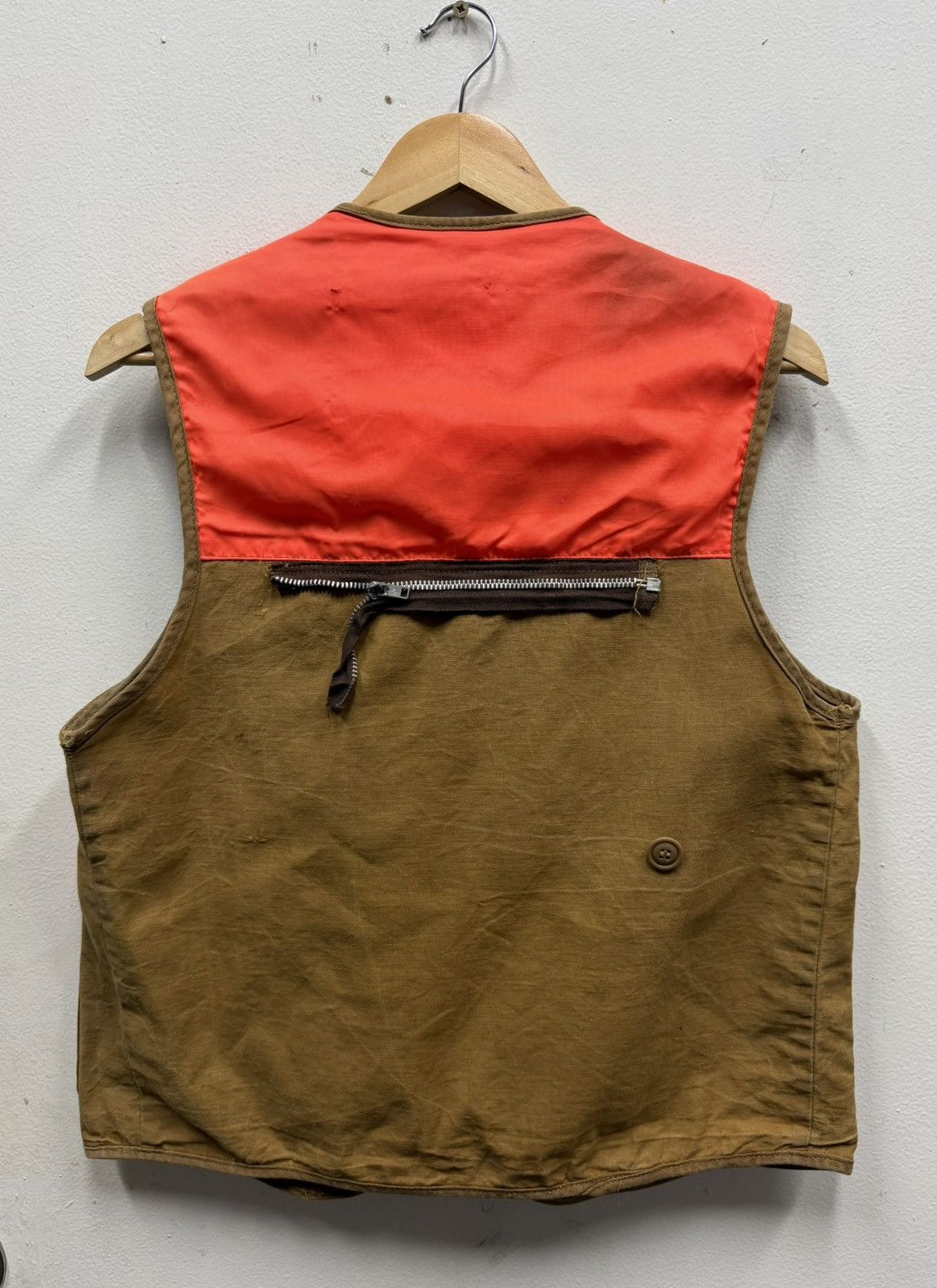 Vintage 1960s-70s VTG American Field Hunting Vest Made in USA Size US M / EU 48-50 / 2 - 2 Thumbnail