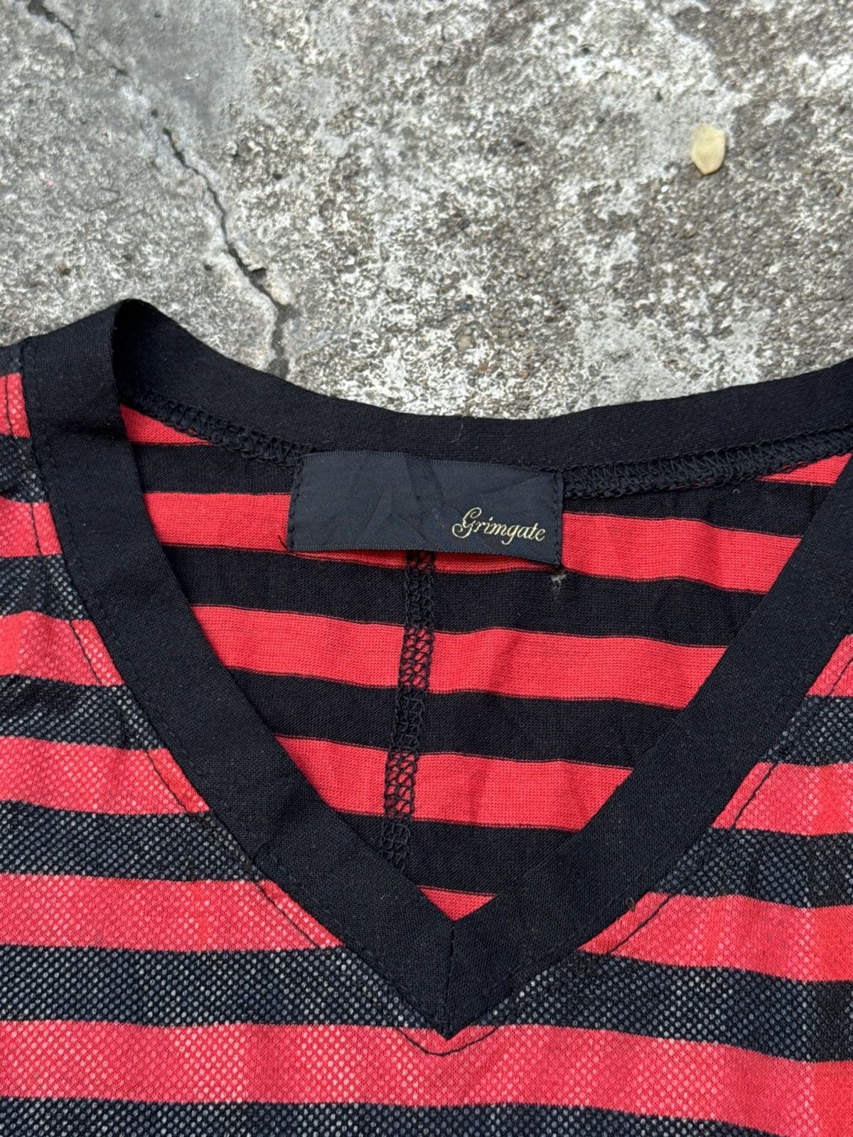 Schlussel Wax Striped Long Sleeve 14th styled grimgate Size US M / EU 48-50 / 2 - 5 Thumbnail