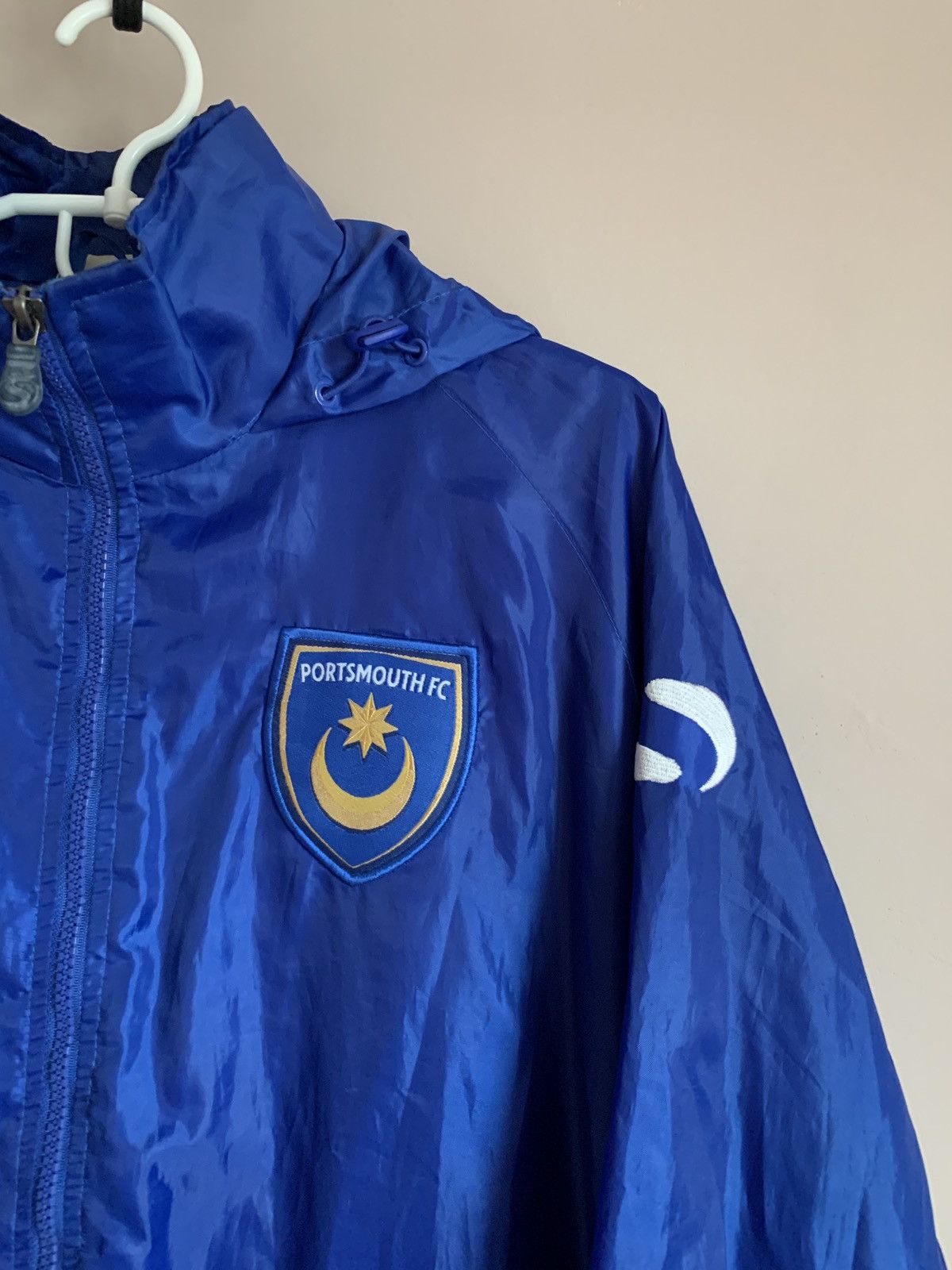 Vintage Portsmouth sandico training jacket raincoat football soccer Size US M / EU 48-50 / 2 - 4 Thumbnail