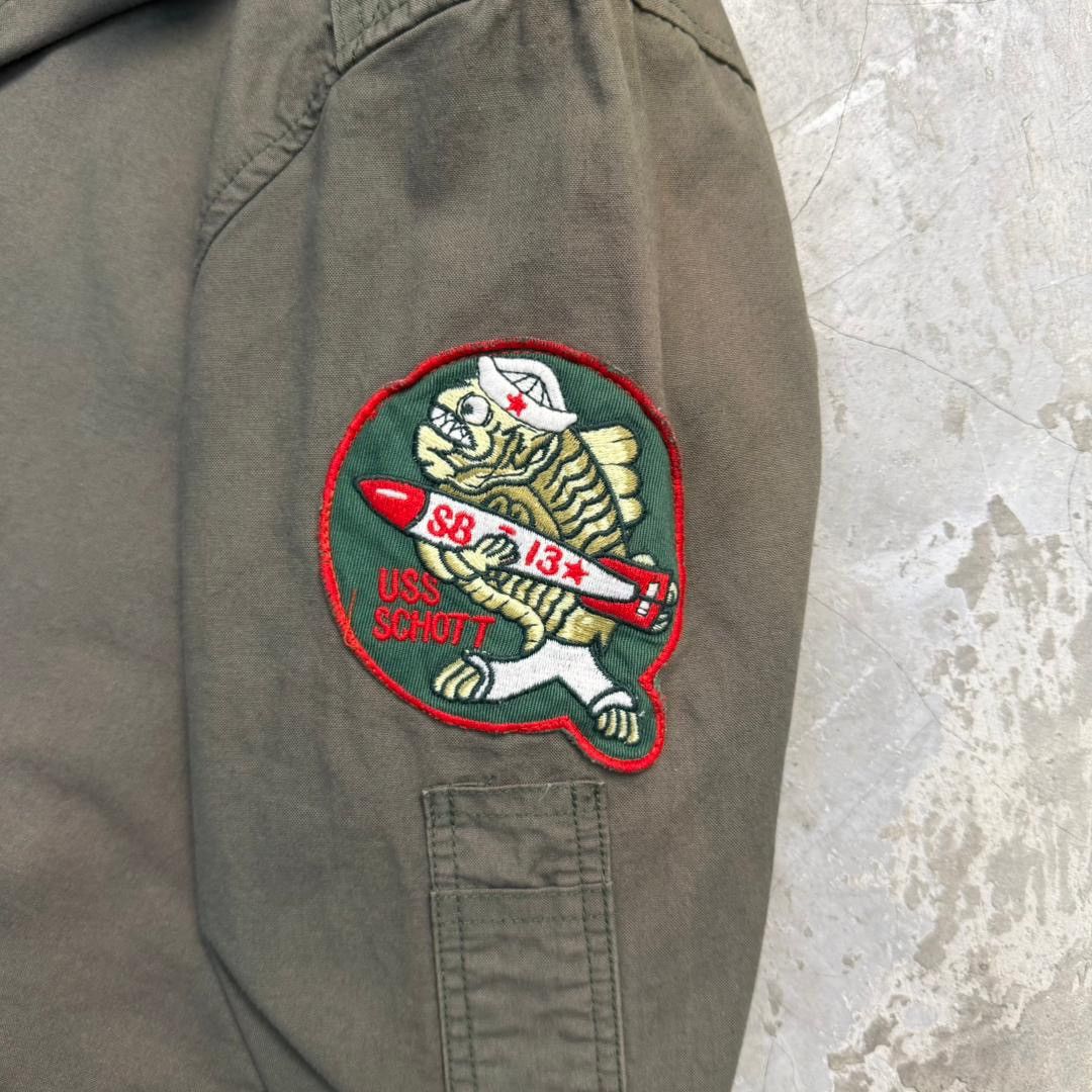 Schott 👹Vintage Schott MA-1 Military Bomber Jacket Vibe Raf Simons Size US S / EU 44-46 / 1 - 4 Thumbnail