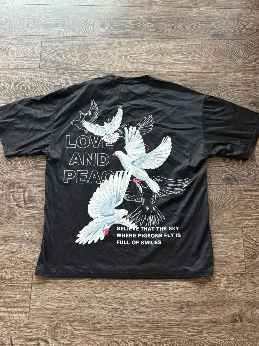 Vintage Peace & Love Short Sleeve Shirt Size US L / EU 52-54 / 3 - 3 Thumbnail