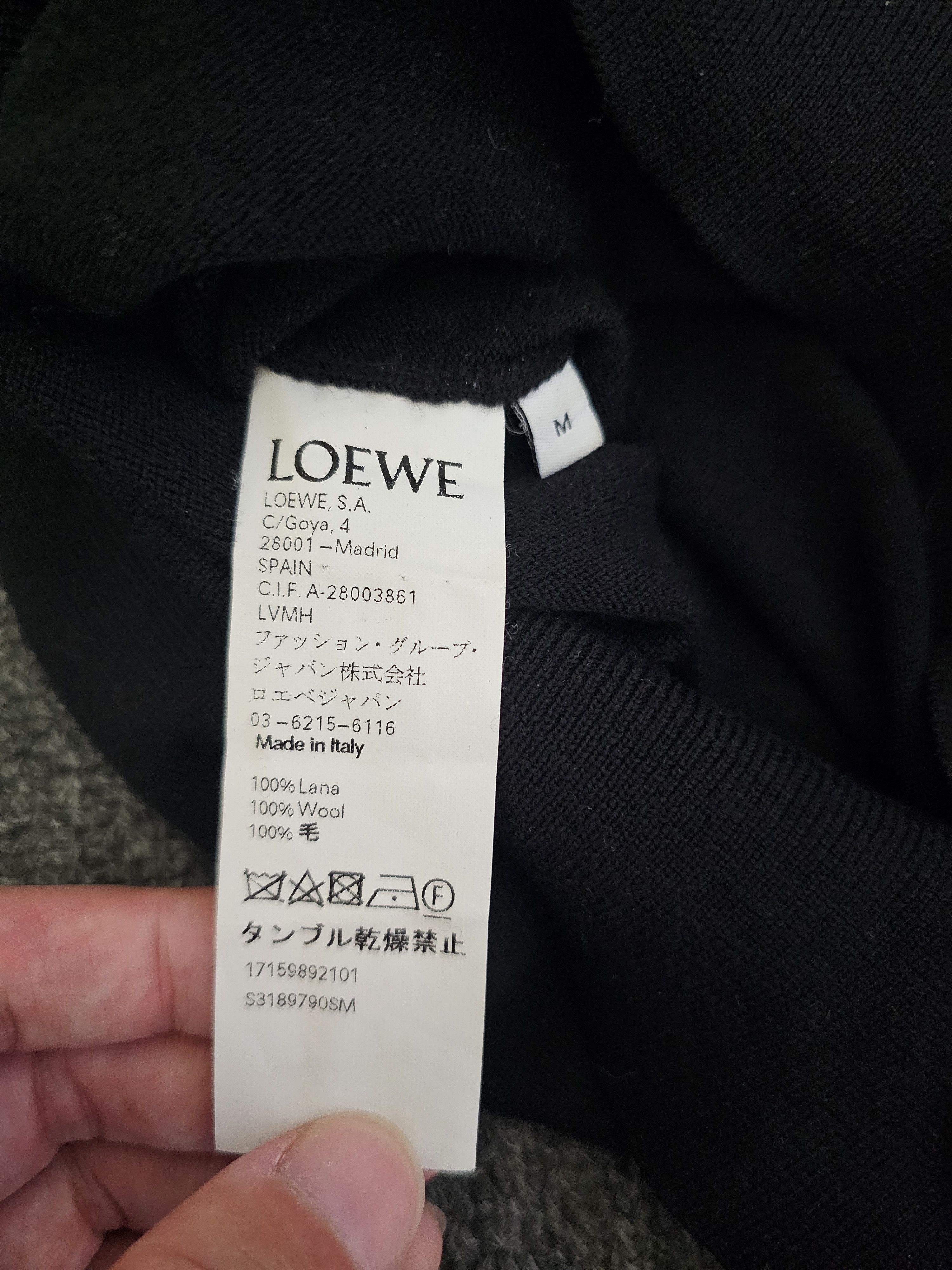 Loewe Loewe Men's Mouse Wool Pullover Sweaters Size M Size US M / EU 48-50 / 2 - 6 Thumbnail