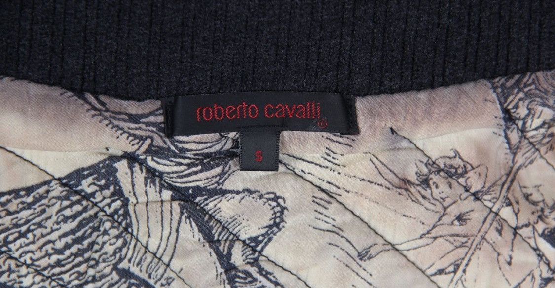 Roberto Cavalli Roberto Cavalli 2003 Leather Parka Picture Lining Fur Hood Size US S / EU 44-46 / 1 - 5 Thumbnail