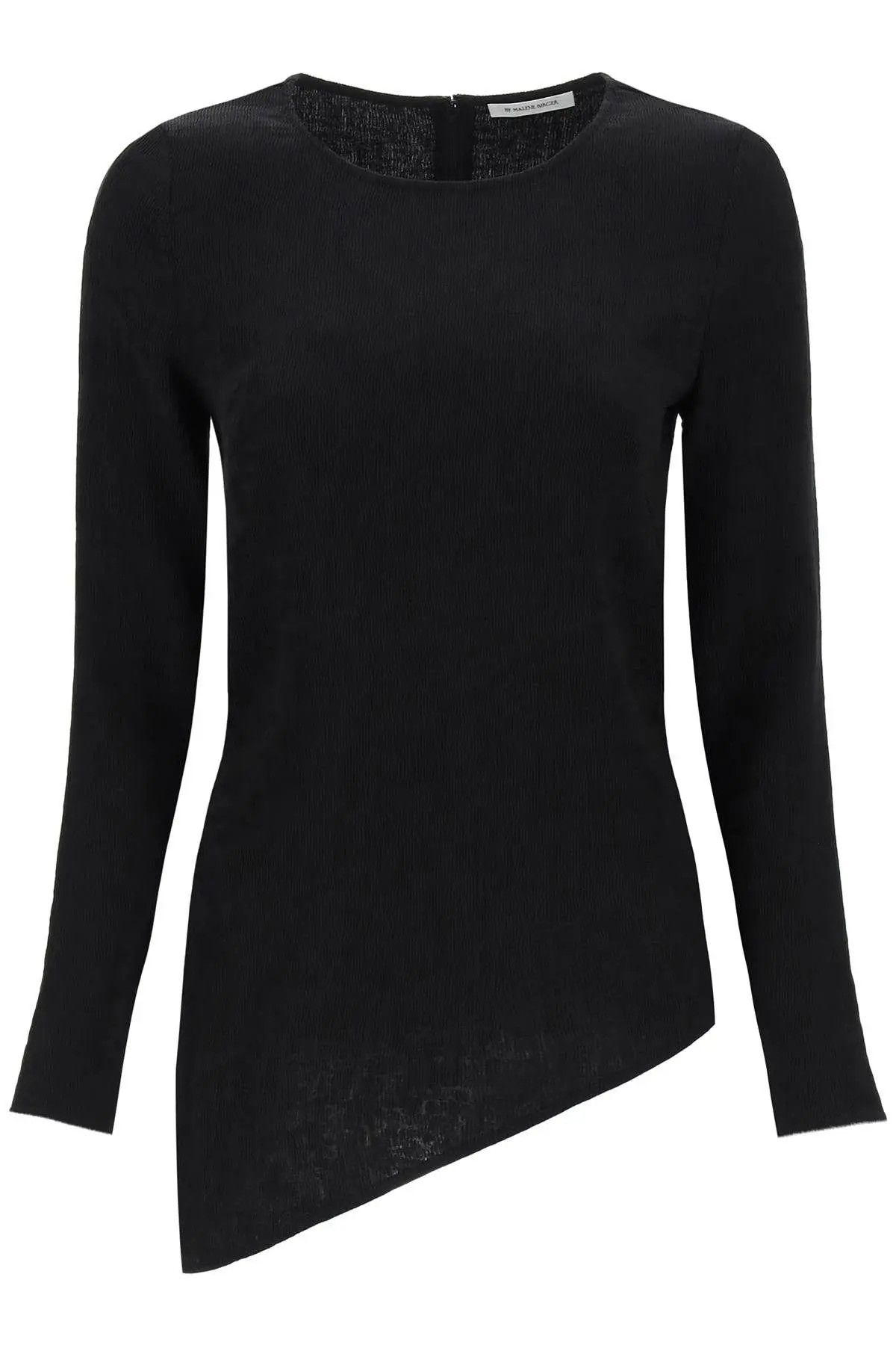 By Malene Birger o1s22i1n1223 Simone Asymmetric Blouse in Black | Grailed