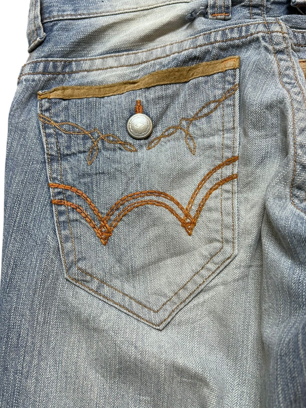 Edwin Vintage Edwin XV Flare Bootcut Faded Wash Denim Size US 29 - 8 Thumbnail