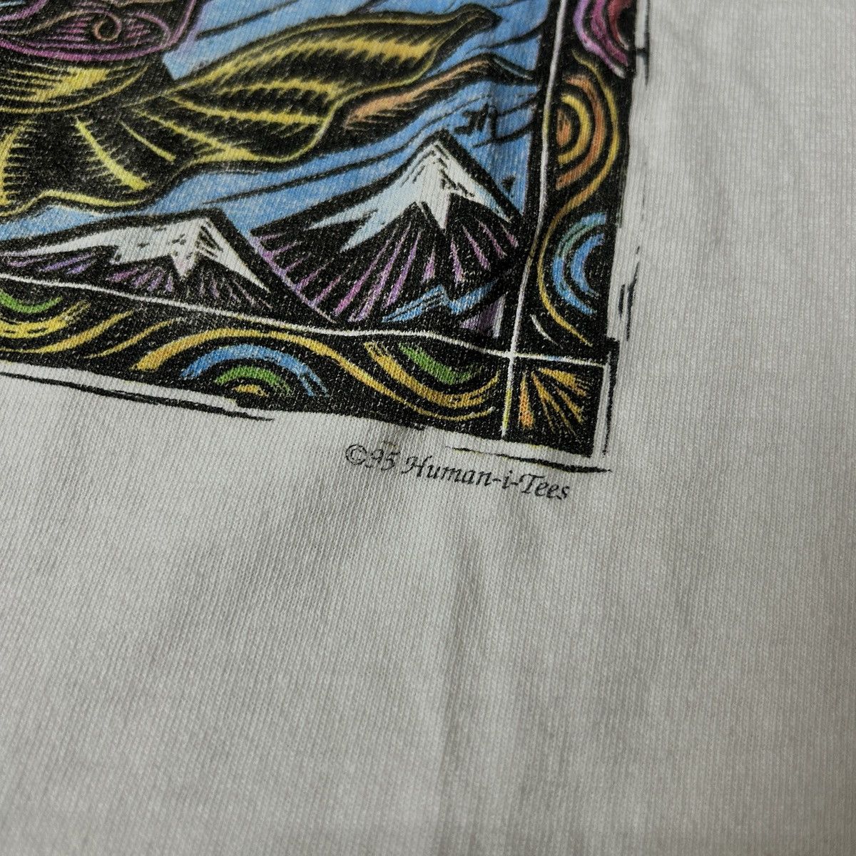 Other Vintage Human i Tees Earth Peace Art Tee Size US L / EU 52-54 / 3 - 3 Thumbnail