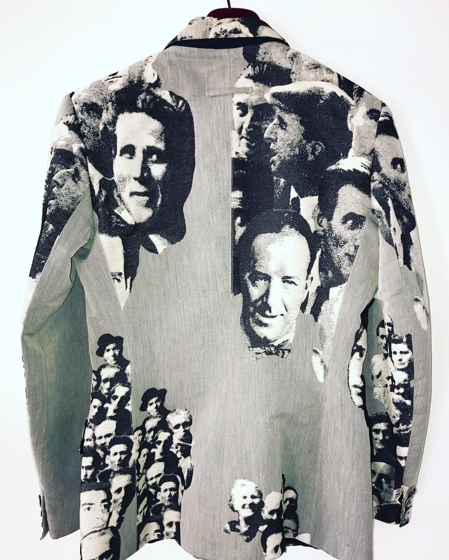 Jean Paul Gaultier Iconic "Faces" 1992 Jacket Size L / US 10 / IT 46 - 7 Thumbnail