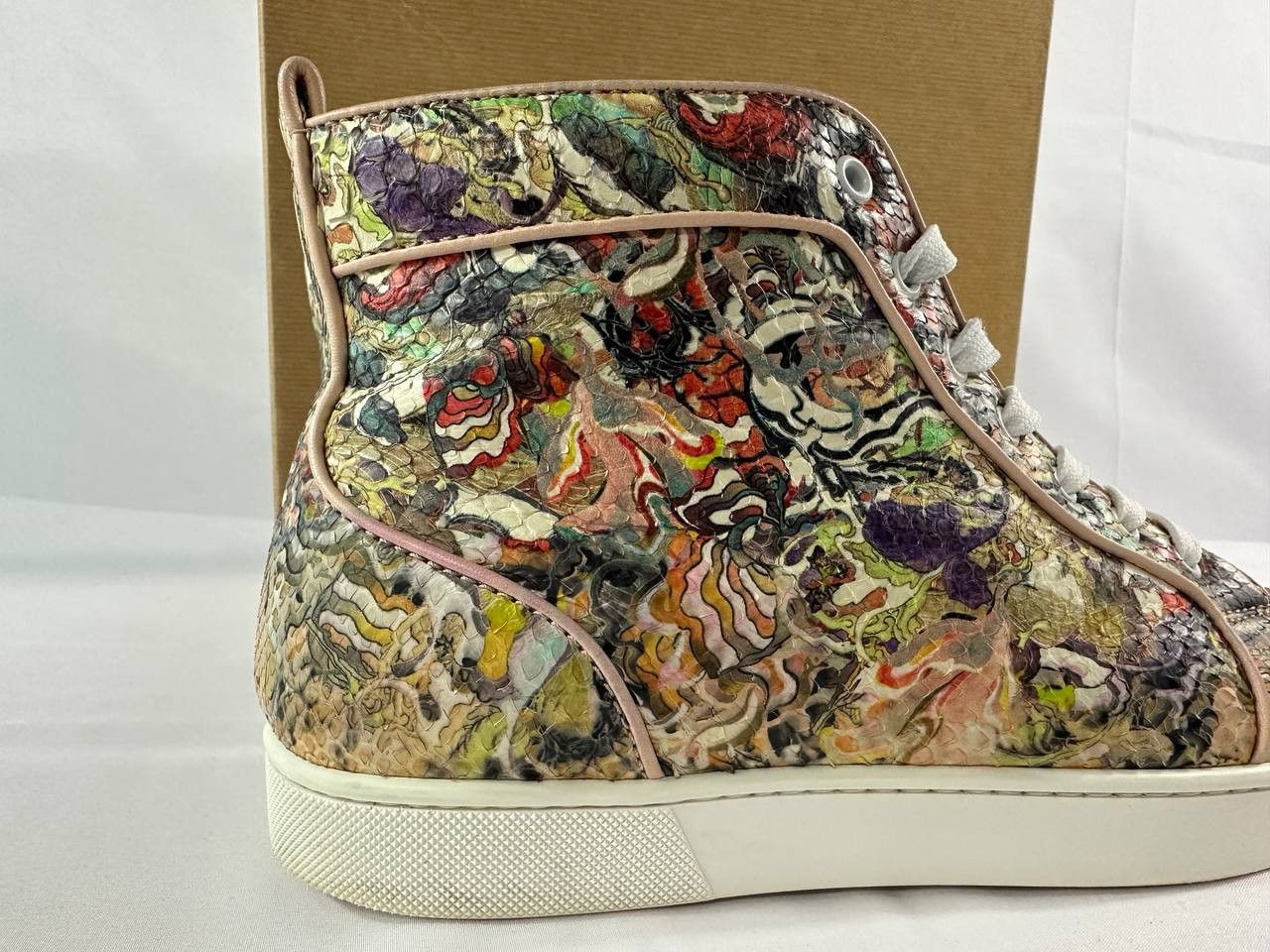 Christian Louboutin Christian Louboutin Rantus Orlato Flat Python Faience Size US 11 / EU 44 - 3 Thumbnail