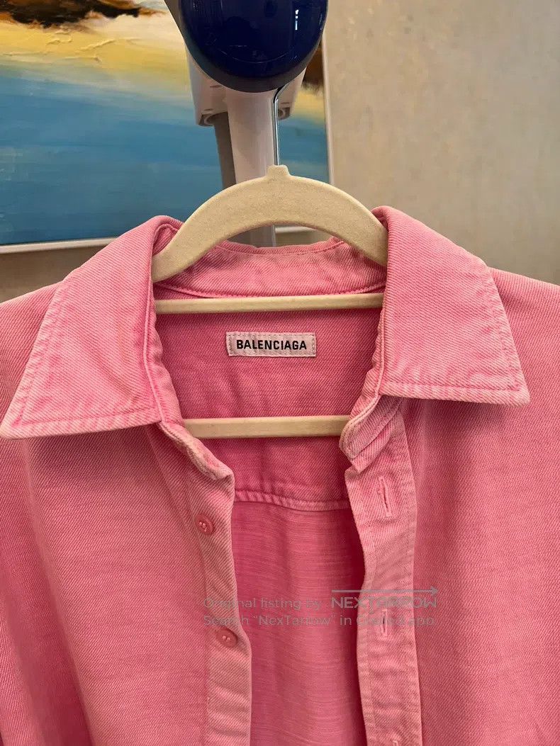 Balenciaga Balenciaga Denim Jacket Size XXS / US 00 / IT 34 - 8 Thumbnail