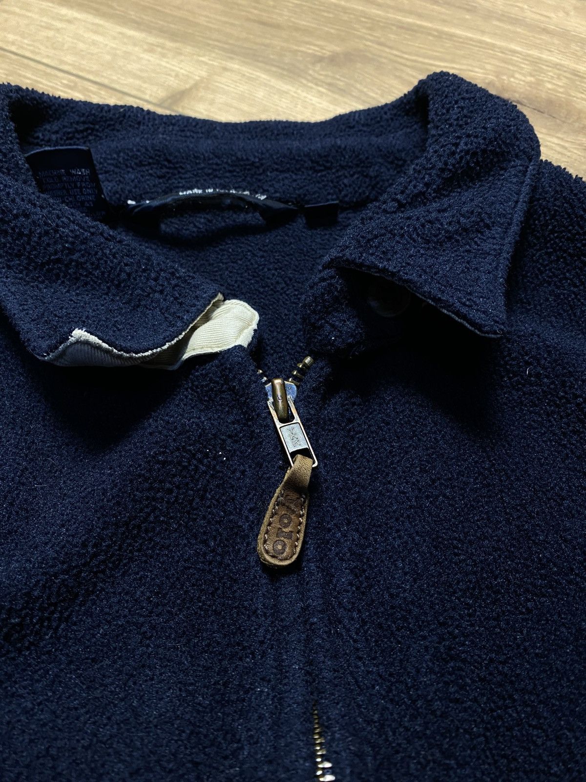 Polo Ralph Lauren Vintage Polo Ralph Lauren XL Navy Blue Fleece Jacket Men's Size US XL / EU 56 / 4 - 3 Thumbnail