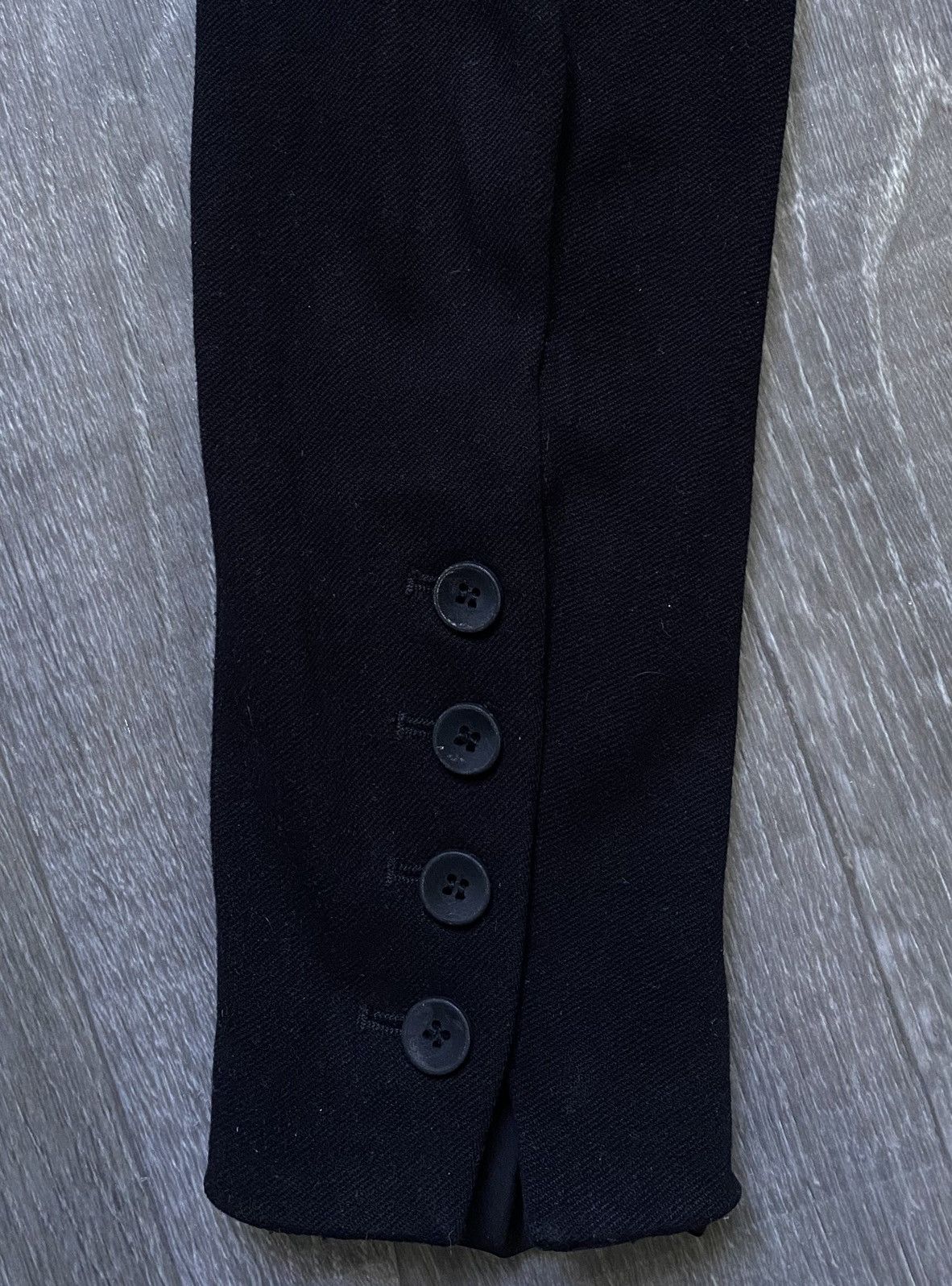 Helmut Lang Women’s Helmut Lang Made in USA Black Viscose Blazer Jacket Size M / US 6-8 / IT 42-44 - 18 Thumbnail