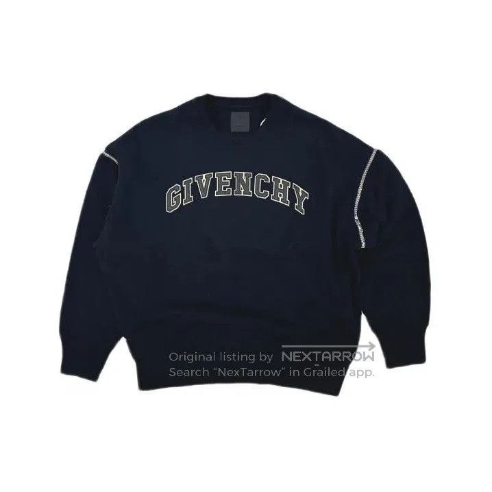 Givenchy Givenchy SS22 Logo Detachable Sleeve Crewneck Sweatshirt. Size US M / EU 48-50 / 2 - 2 Thumbnail